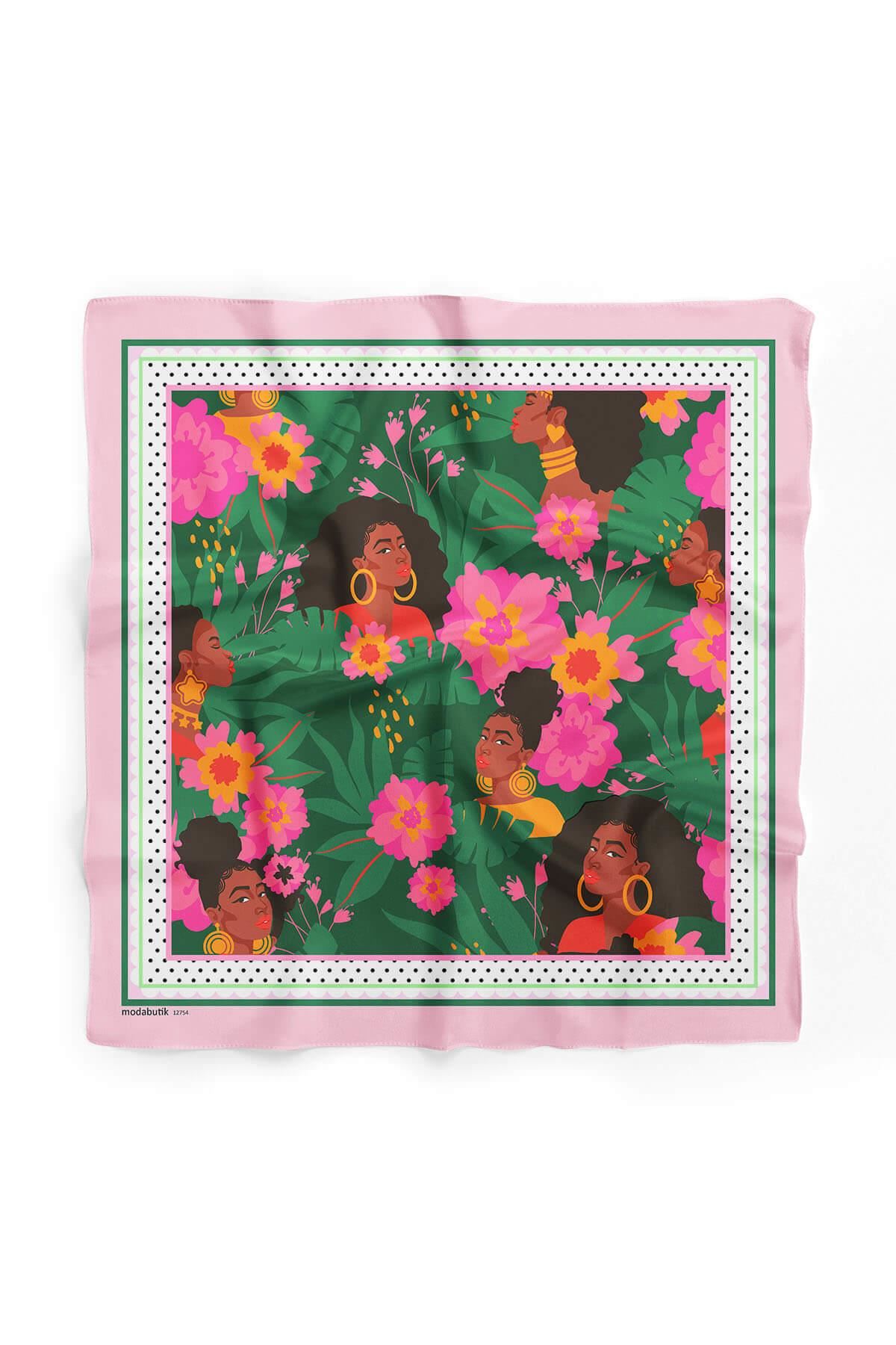 B120 ABSTARCT ETNIC  TASARIMLI BANDANA