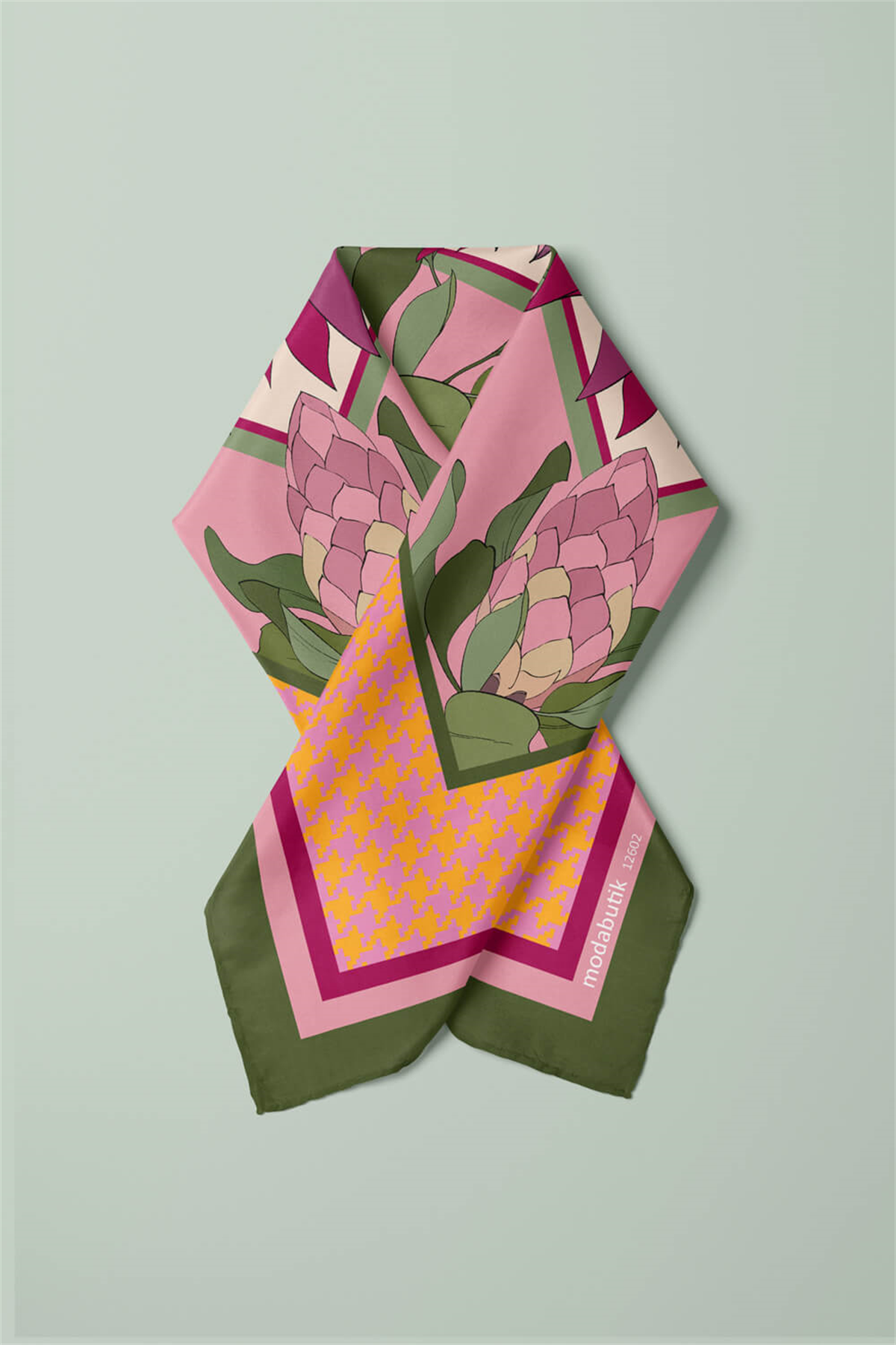 E116 TRIBAL ETNIC TASARIMLI BANDANA