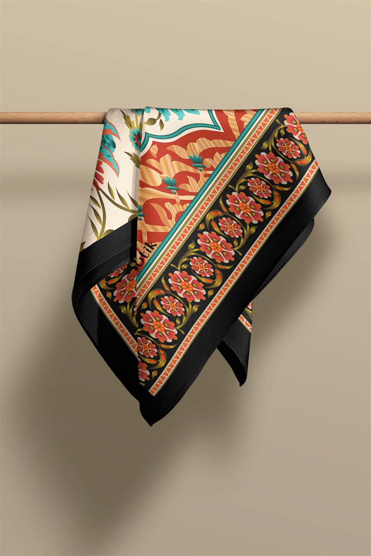 Modabutik Çiçek Desenli Kadın Fular