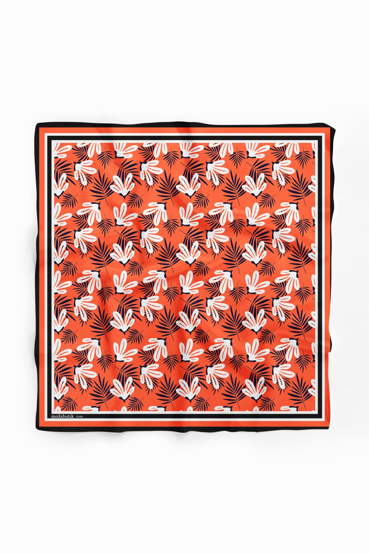 F66 MODERN FLOWERS TASARIMLI BANDANA  DG11984
