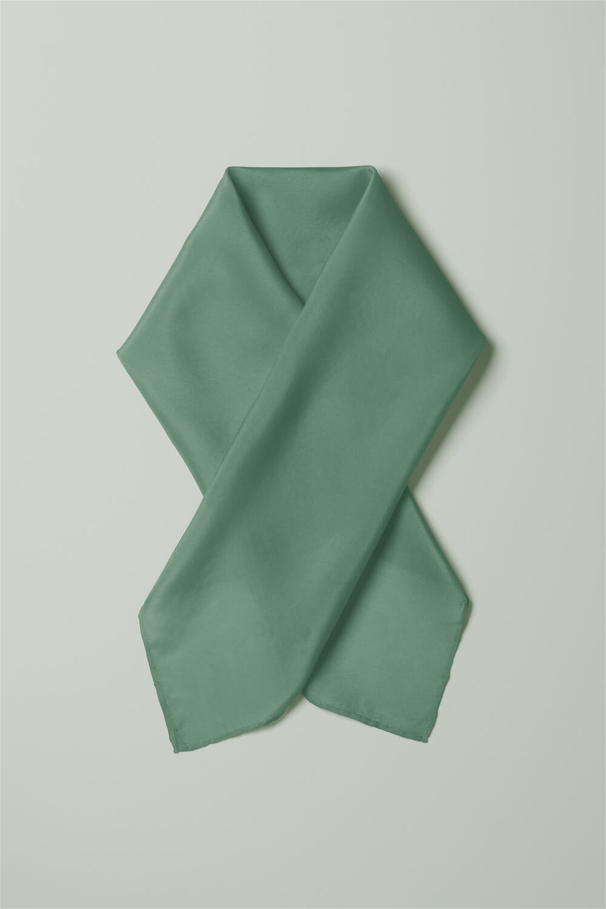 Şifon Turkuaz Bandana
