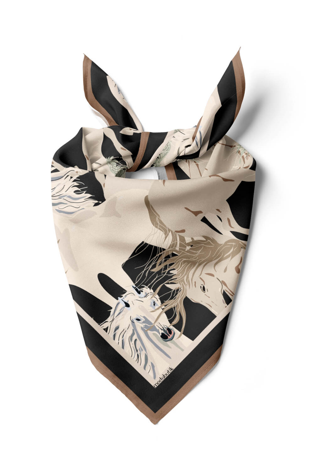 Modabutik At Desenli Bandana