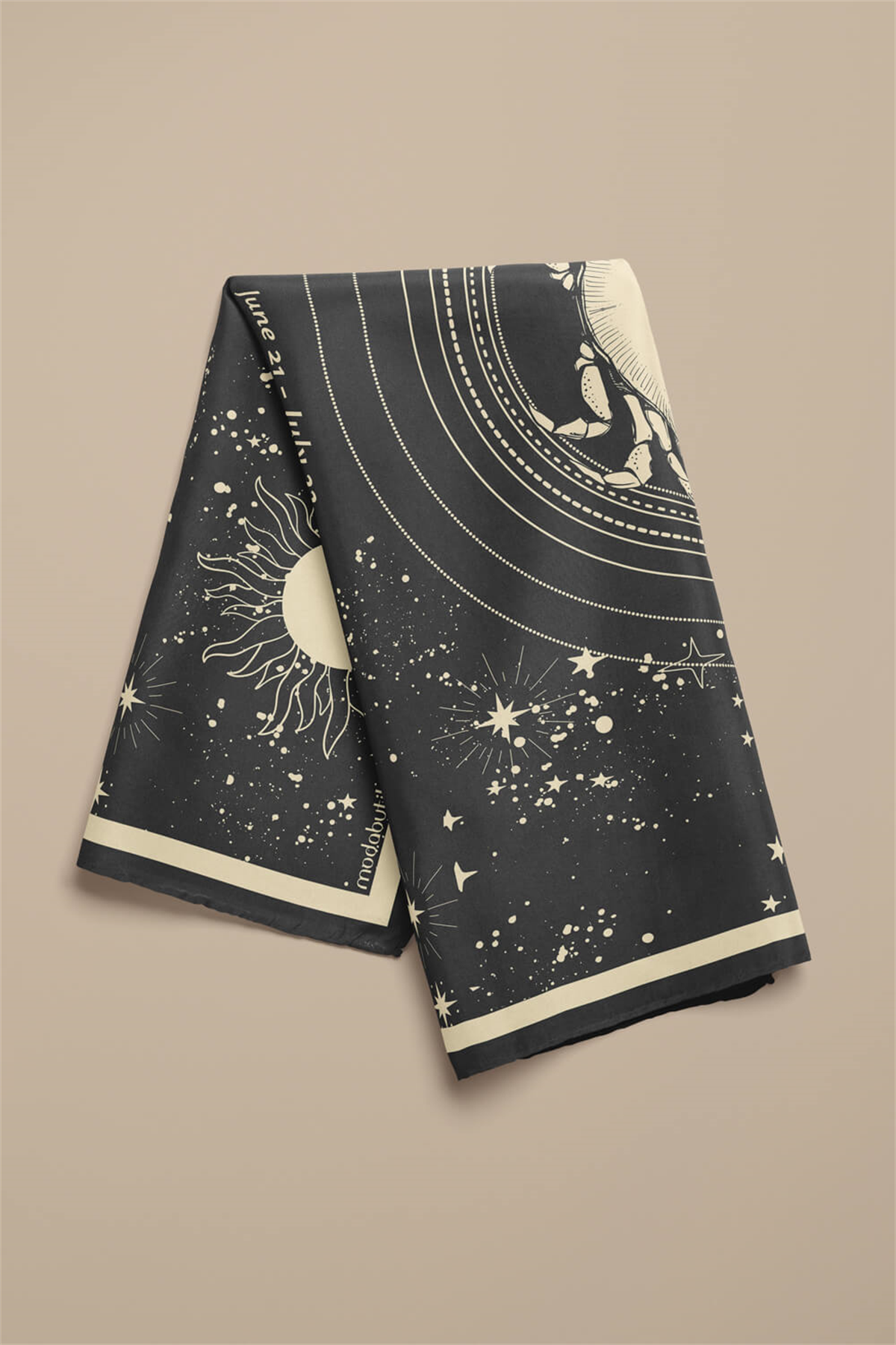 G117 Modabutik Yengeç Burcu Bandana