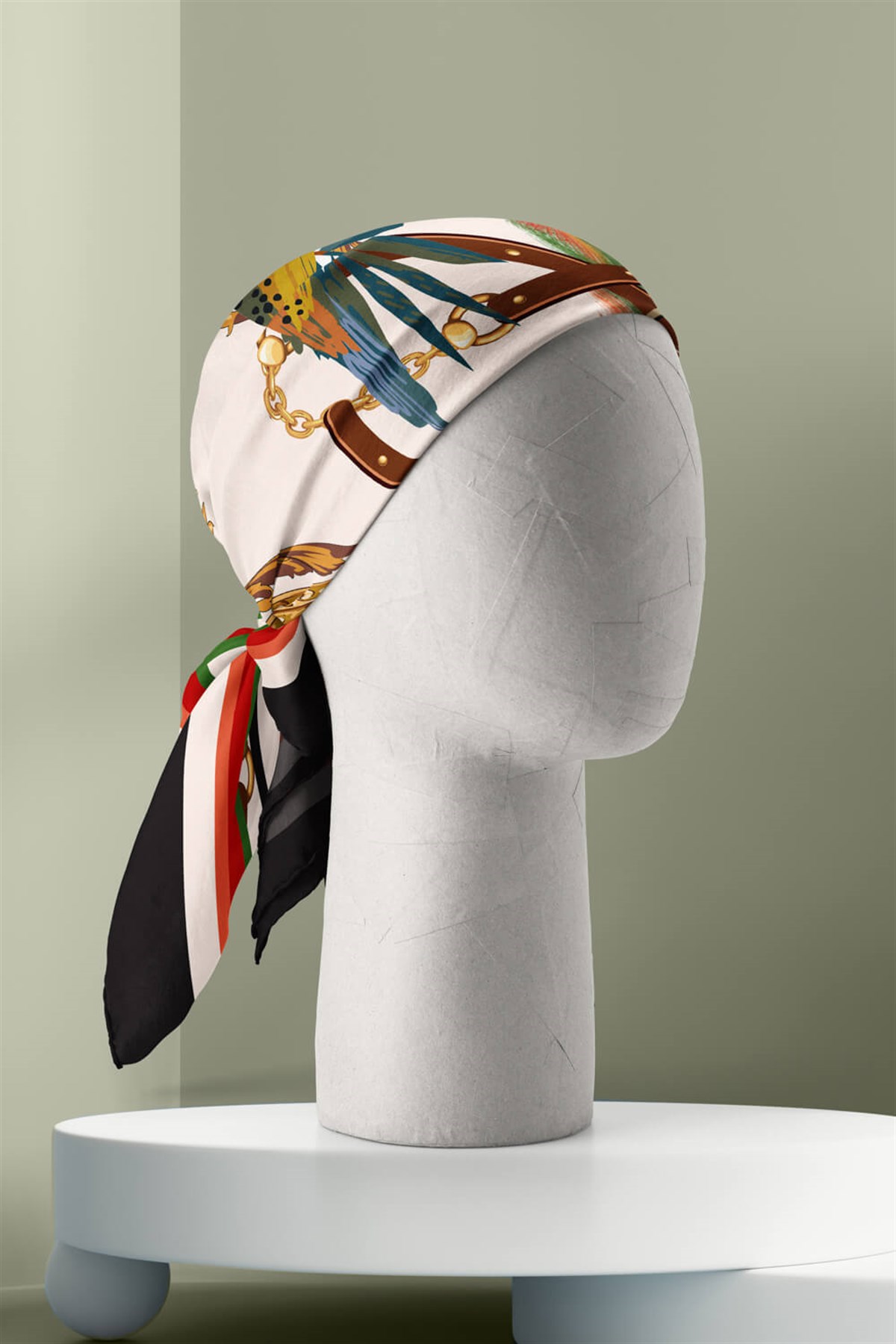 Violla E33 MODERN TROPIC TASARIMLI BANDANA