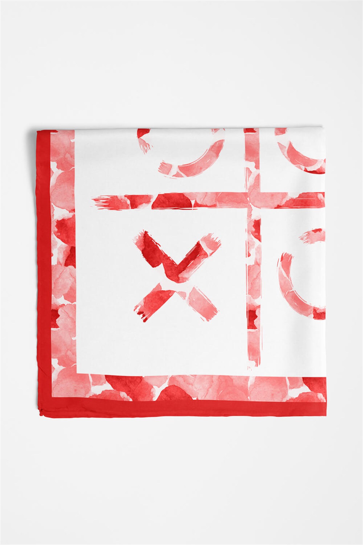 E76  Violla XOX Desenli Bandana
