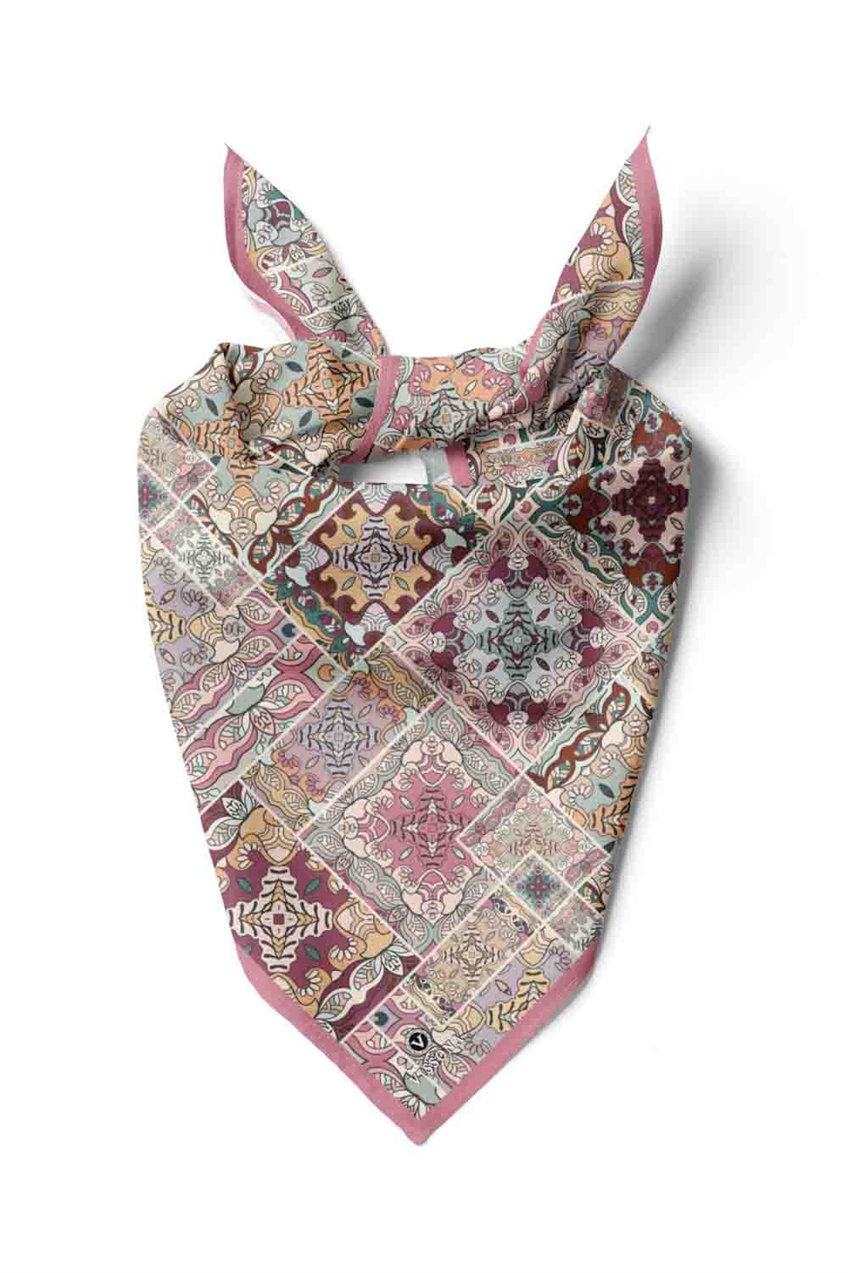 100% Silk Headscarf for Women - 22