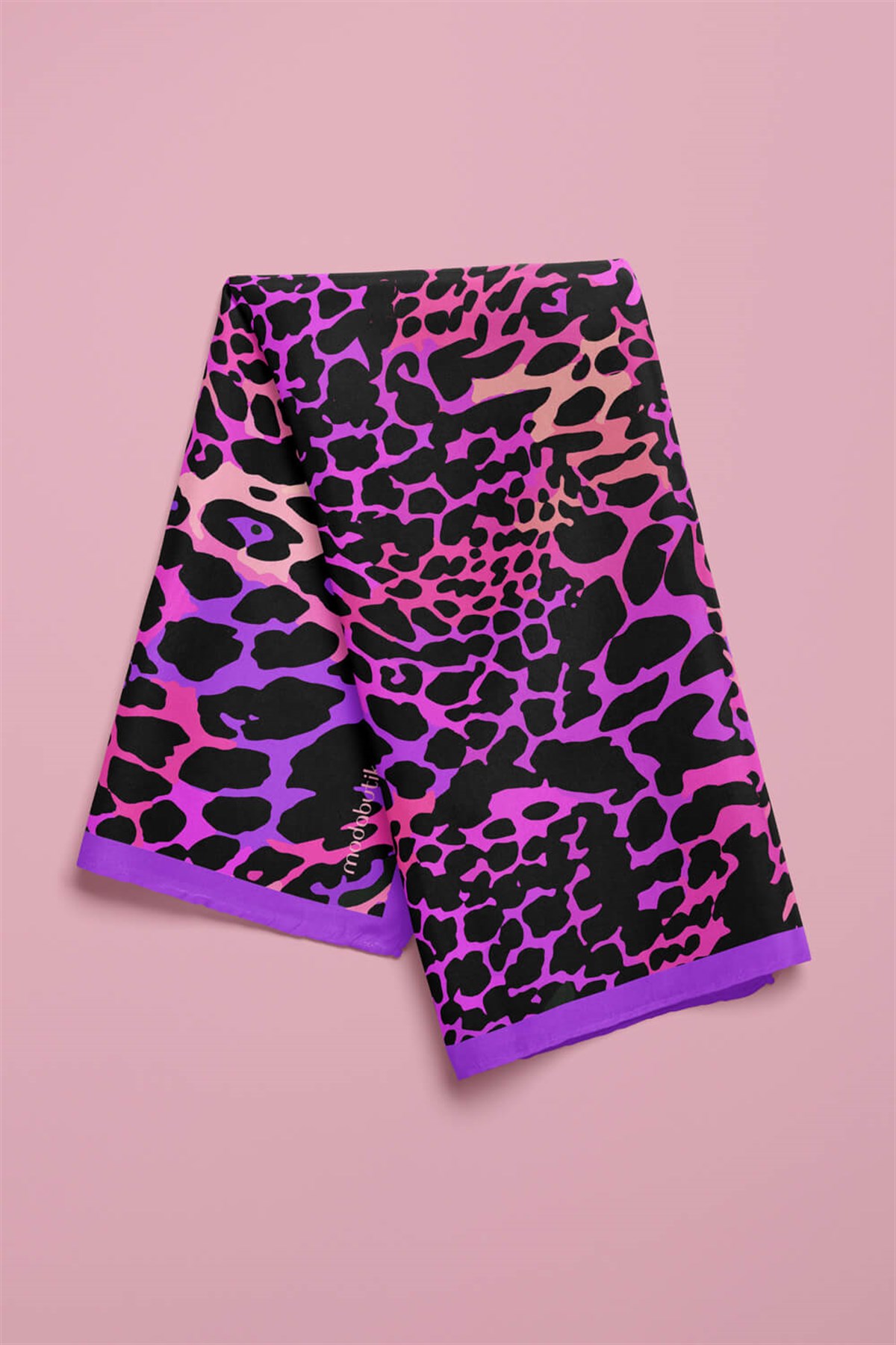 A33 Violla Leopar Desenli Bandana