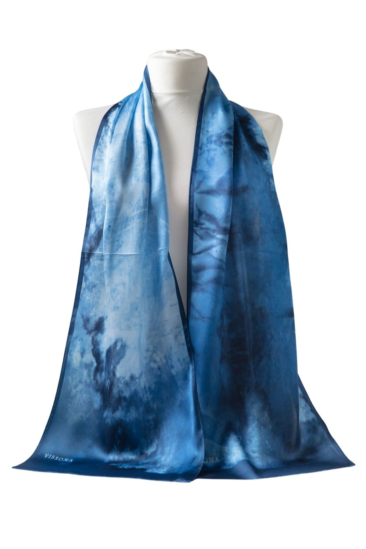 100% Silk Head Scarf for Women - 12
