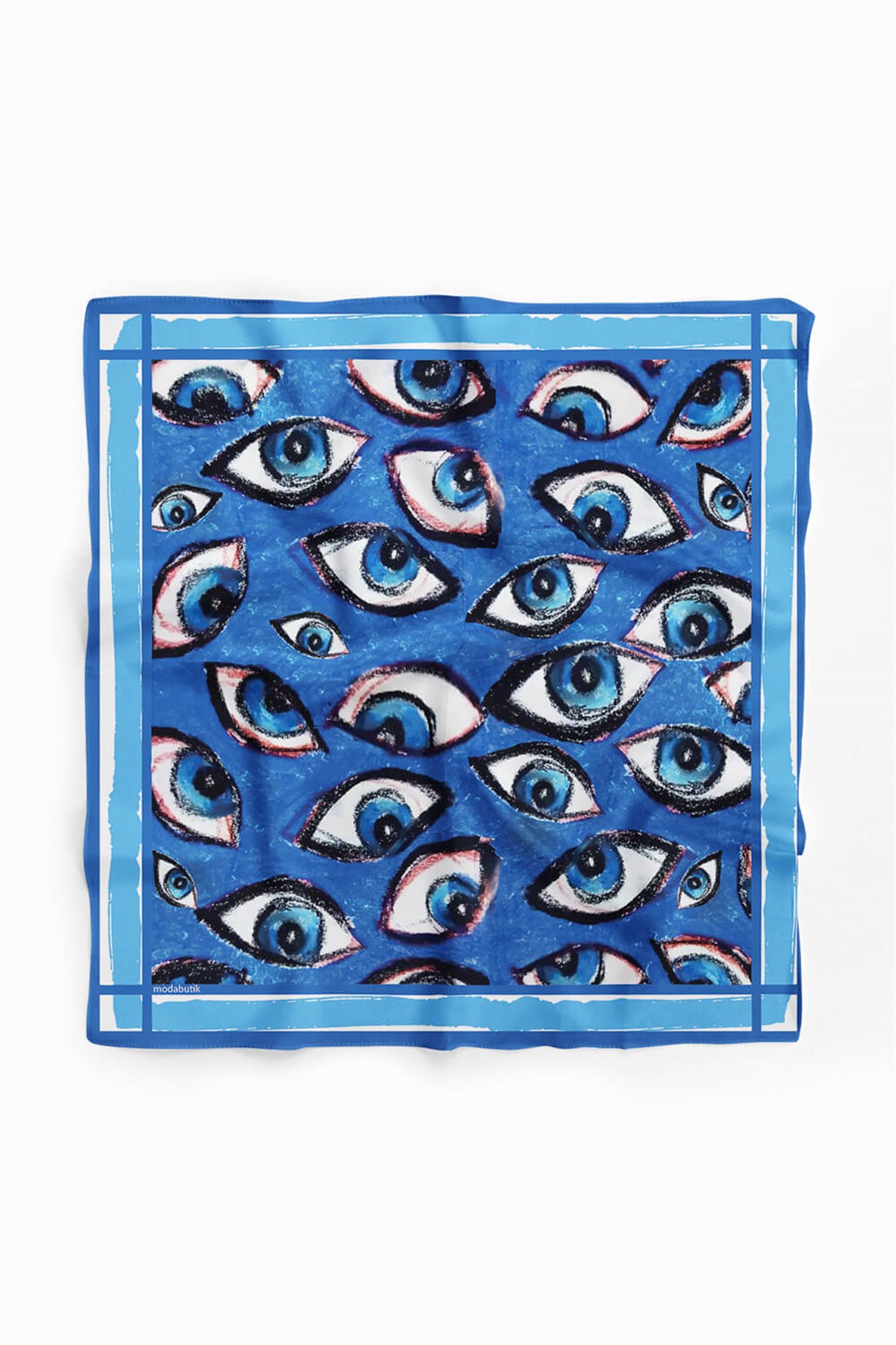 Violla A13 OUL PASTEL BLUE TASARIM BANDANA