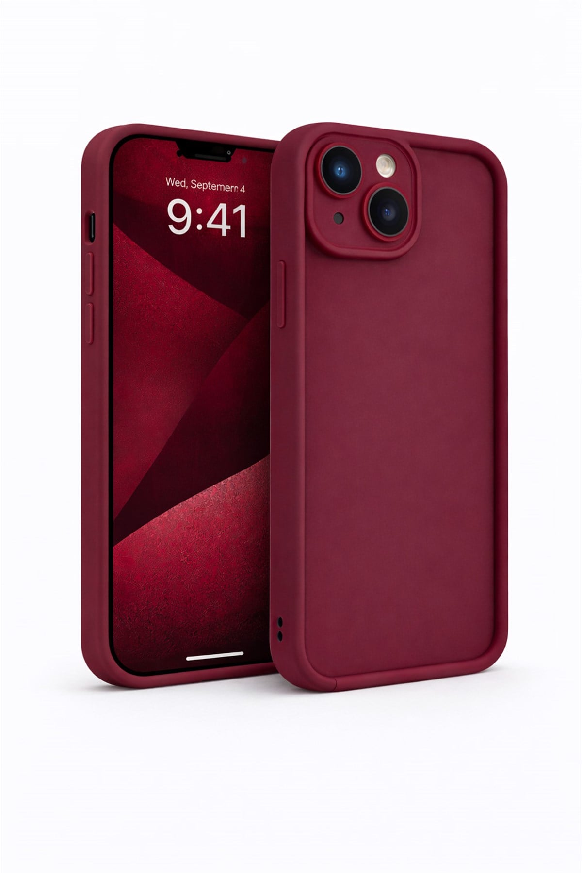 iPhone 13 MİNİ Uyumlu Kamera Çıkıntılı Mat Silikon Telefon Kılıfı