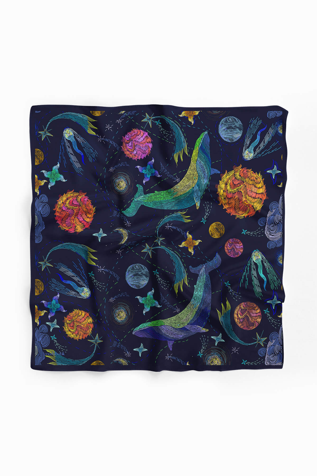 Modabutik Balina Desenli Bandana