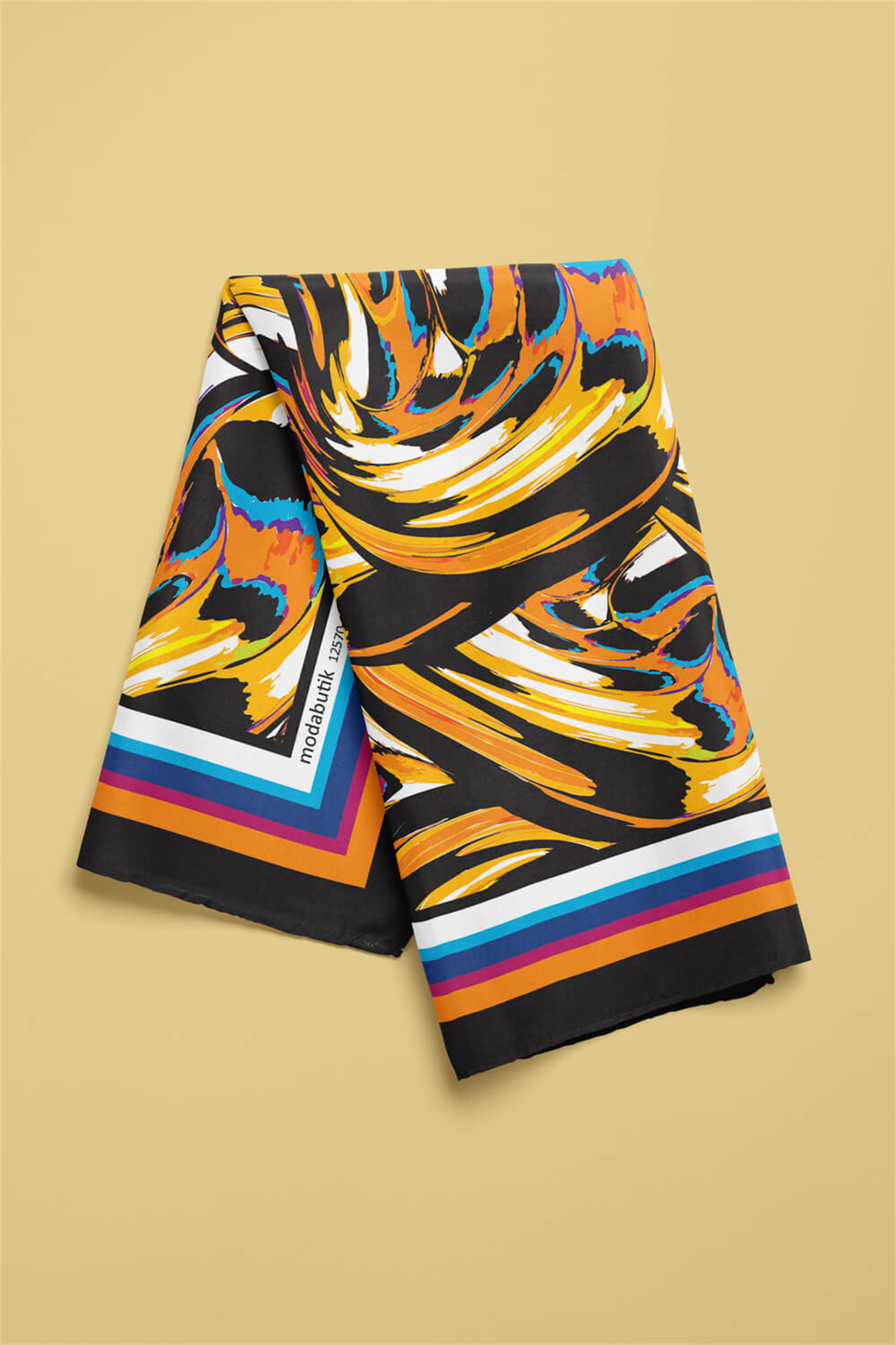 B118 COLORFUL LEOPARD BANDANA