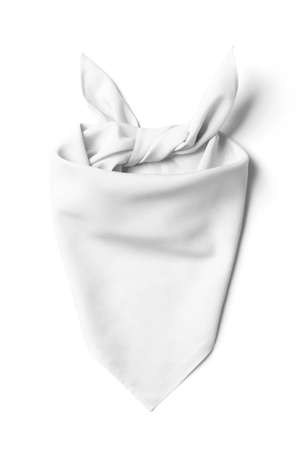 Şifon Beyaz Bandana