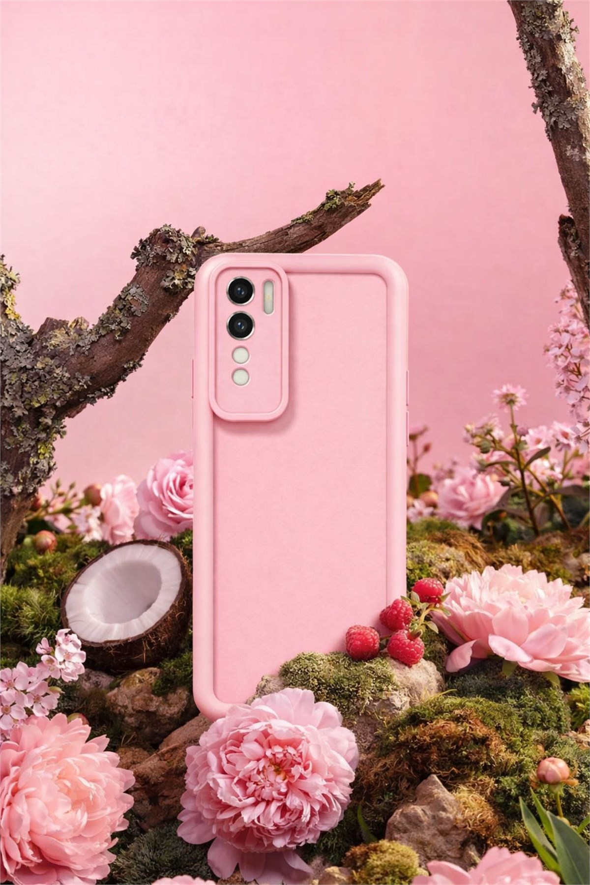 Oppo A91 4G / Oppo Reno 3 / Oppo F15 Kılıf – Kamera Çıkıntılı – Mat Silikon Telefon Kılıfı