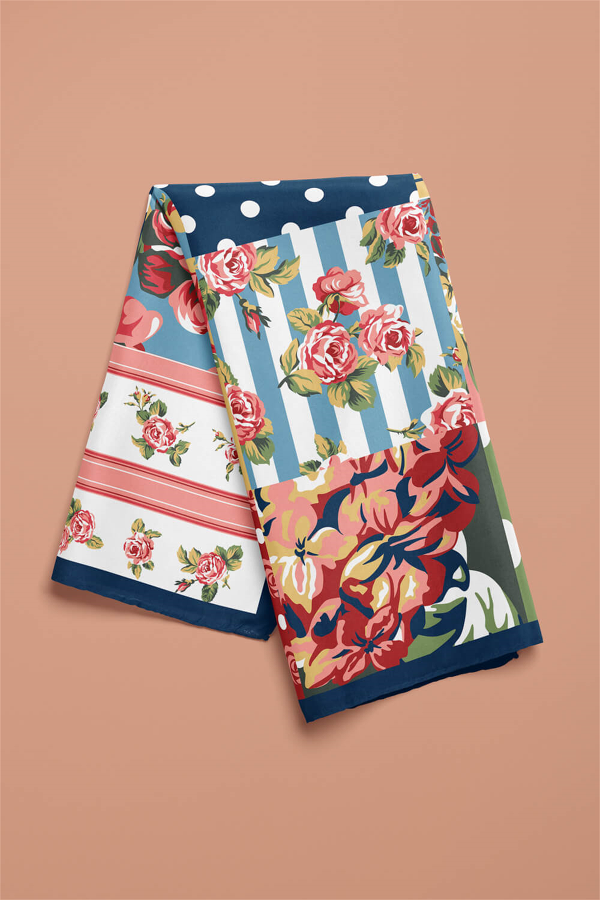 V9 Modabutik Çiçek Desenli Bandana