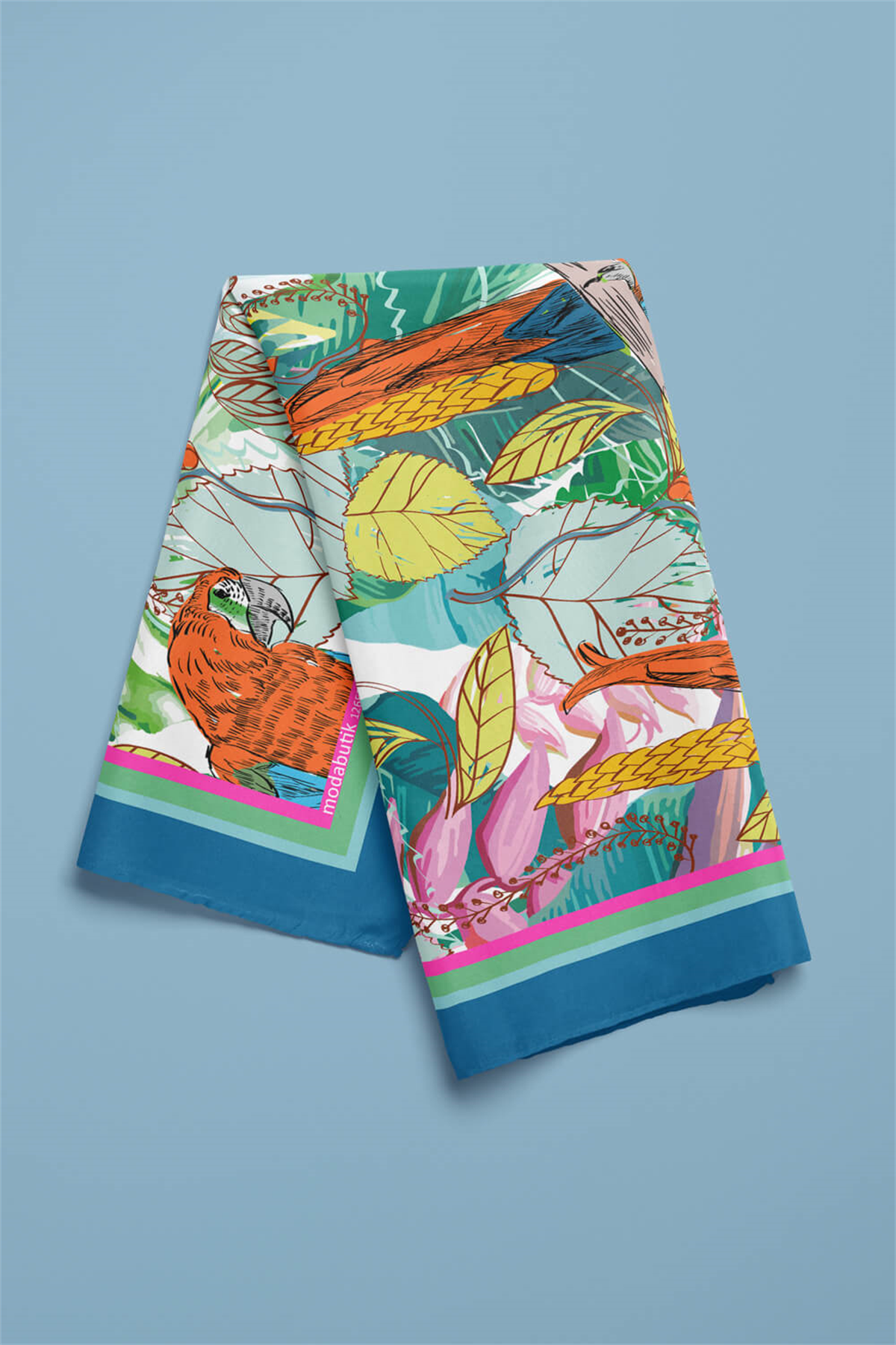G80 TROPIC PARROT TASARILI BANDANA
