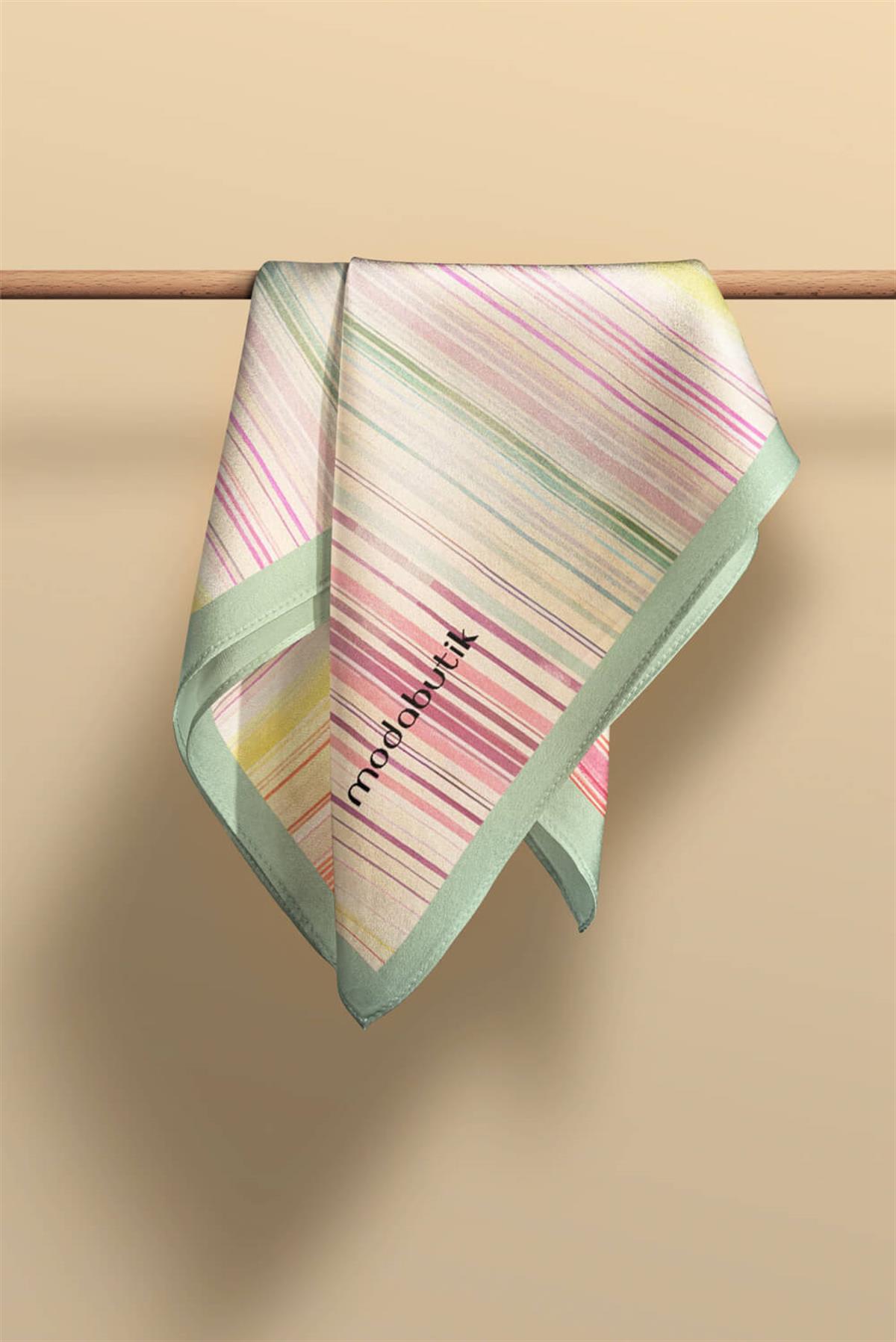 Modabutik Geometri Desenli Fular