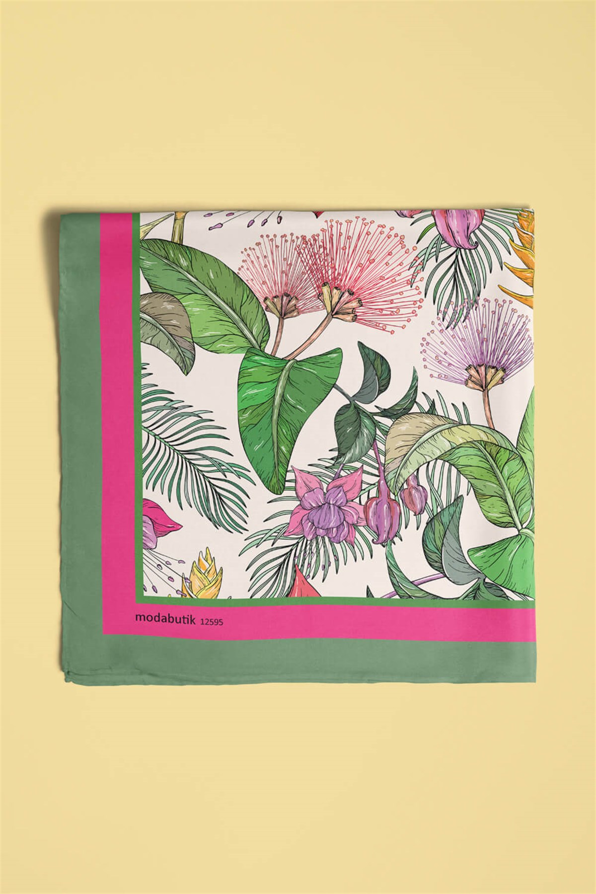 Violla B116 TROPICAL FLOWERS BANDANA