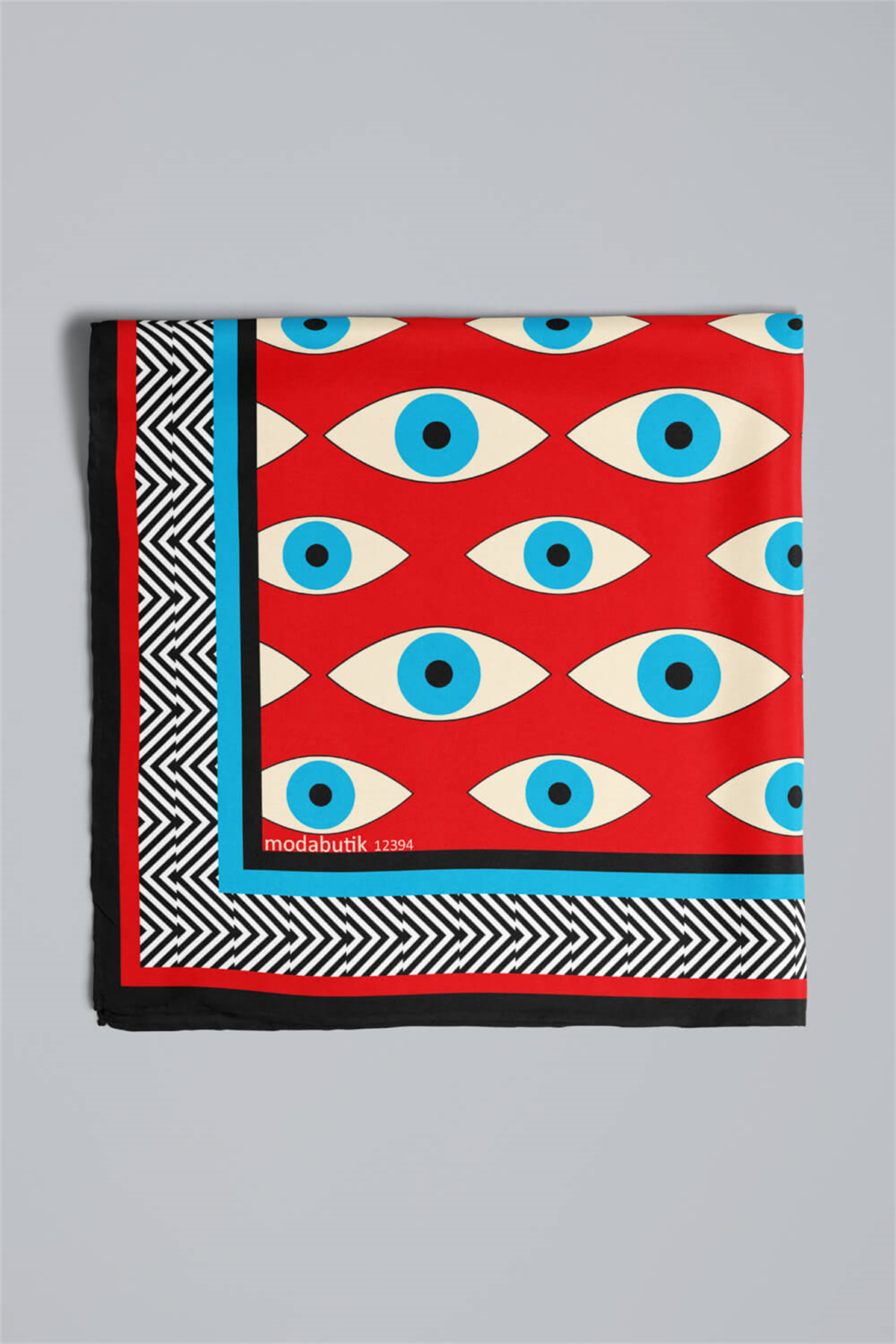 V49 EYE RED TASARIMLI BANDANA DG12394