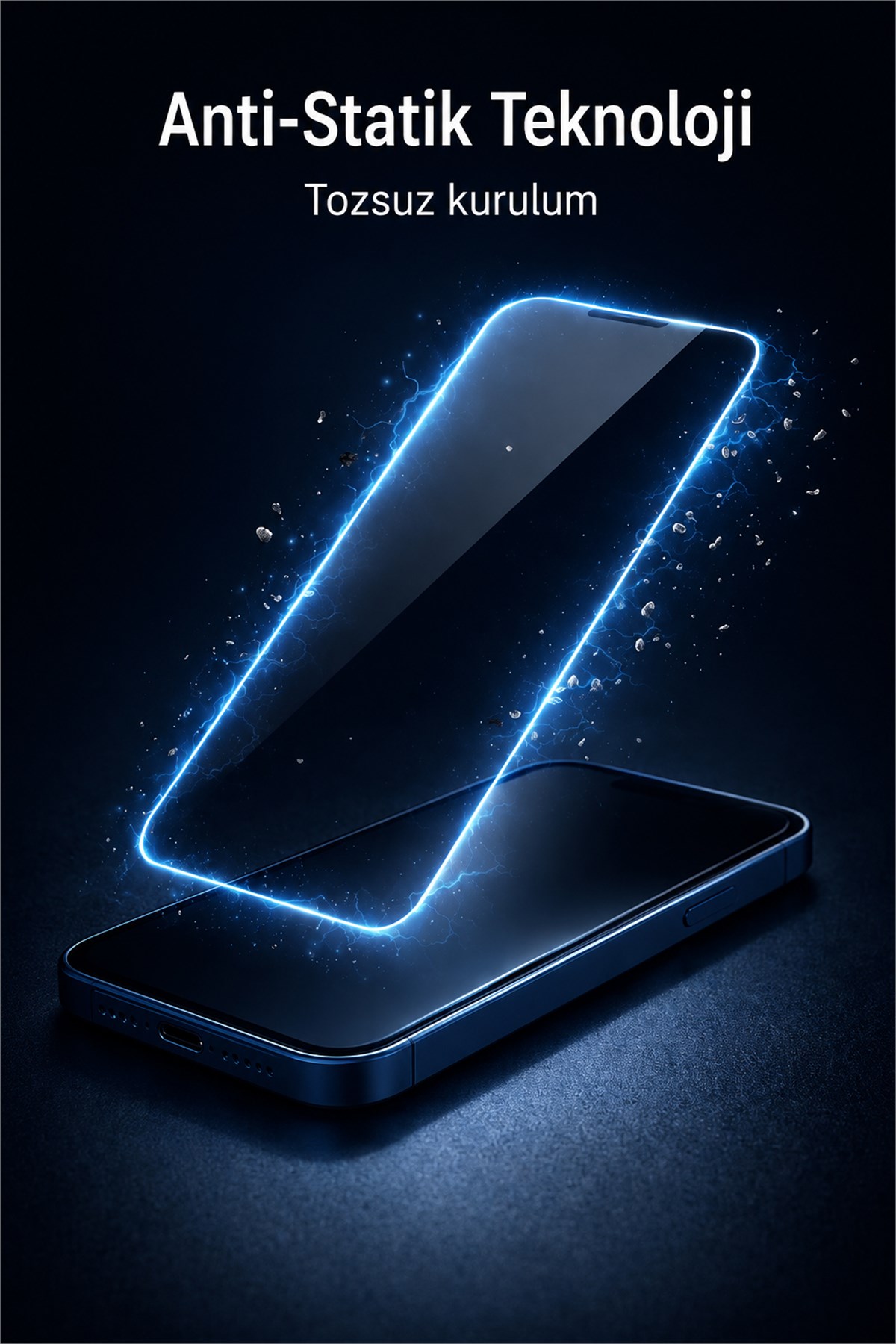 iPhone 15 Uyumlu Hayalet Privacy %100 Gerçek Temperli Cam Ekran Koruyucu Plastik Film Değil Tam Kaplayan Kolay Kurulum Aparatlı