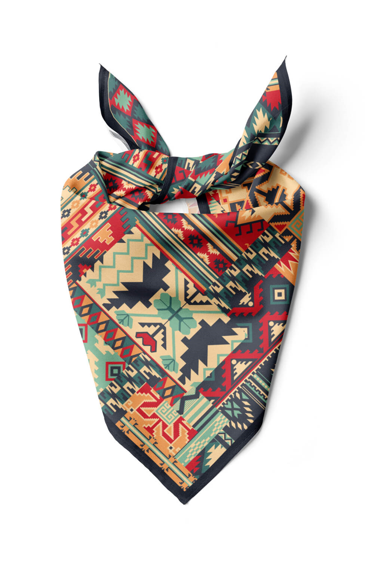 V5 Modabutik Etnik Desenli Bandana