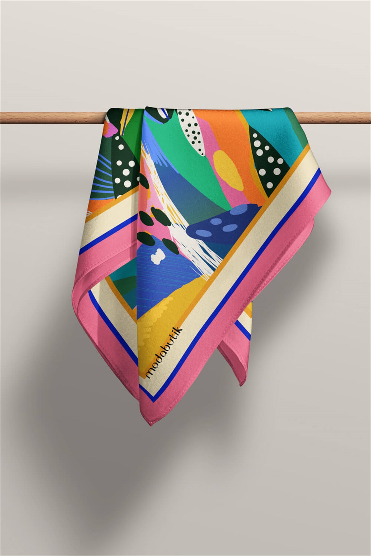 Violla Karışık Desenli Bandana