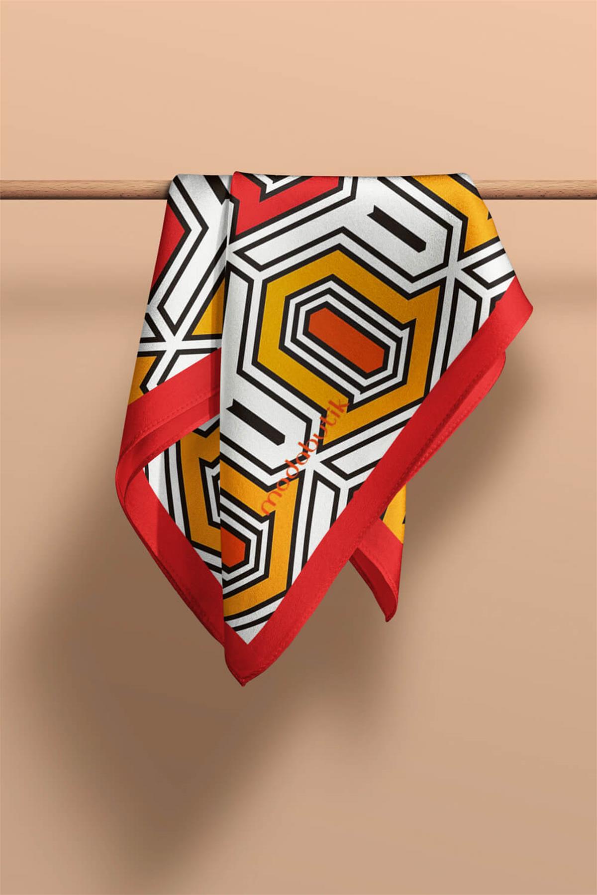 Modabutik Geometri Desenli Fular