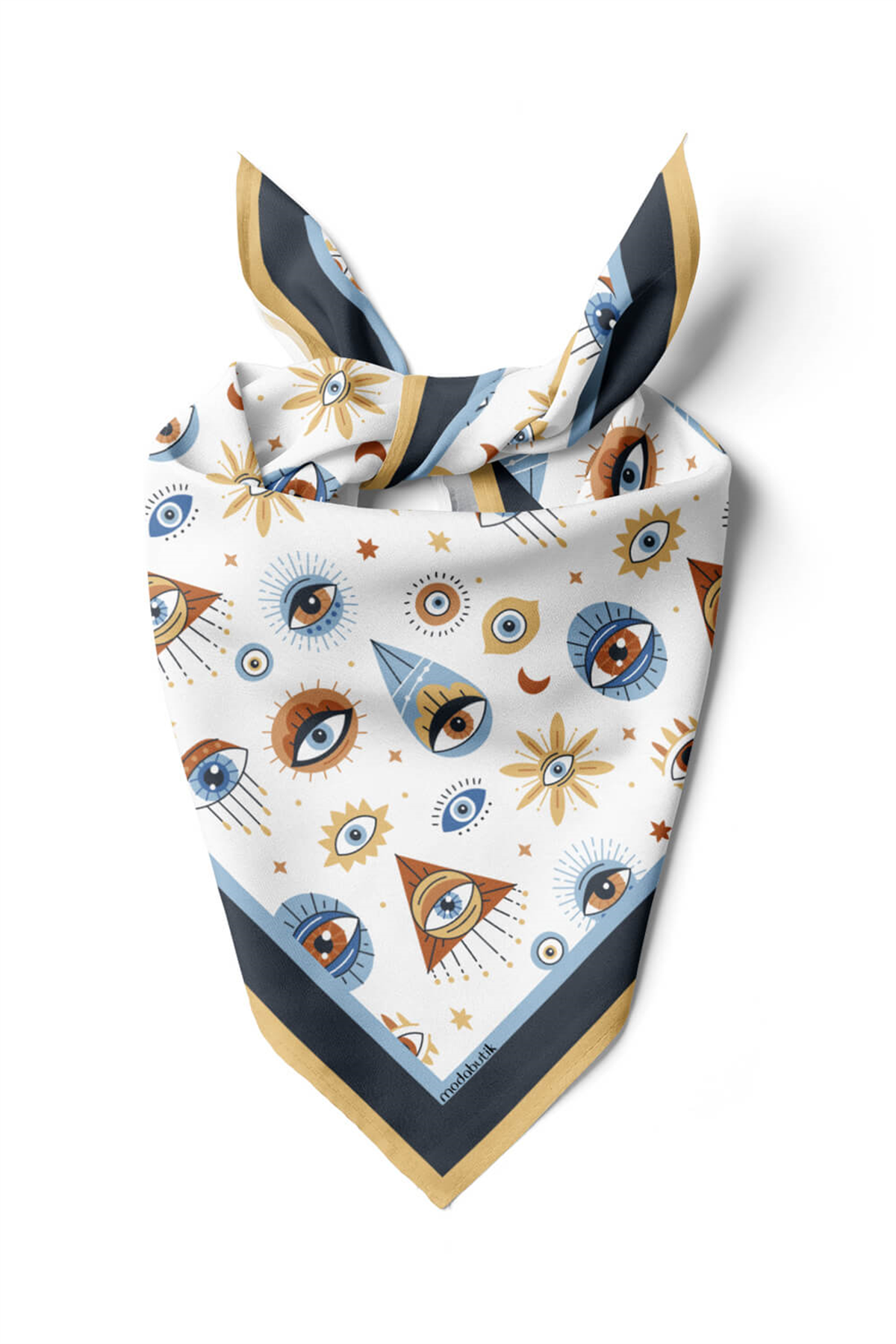 Z67 Modabutik Göz Desenli Bandana