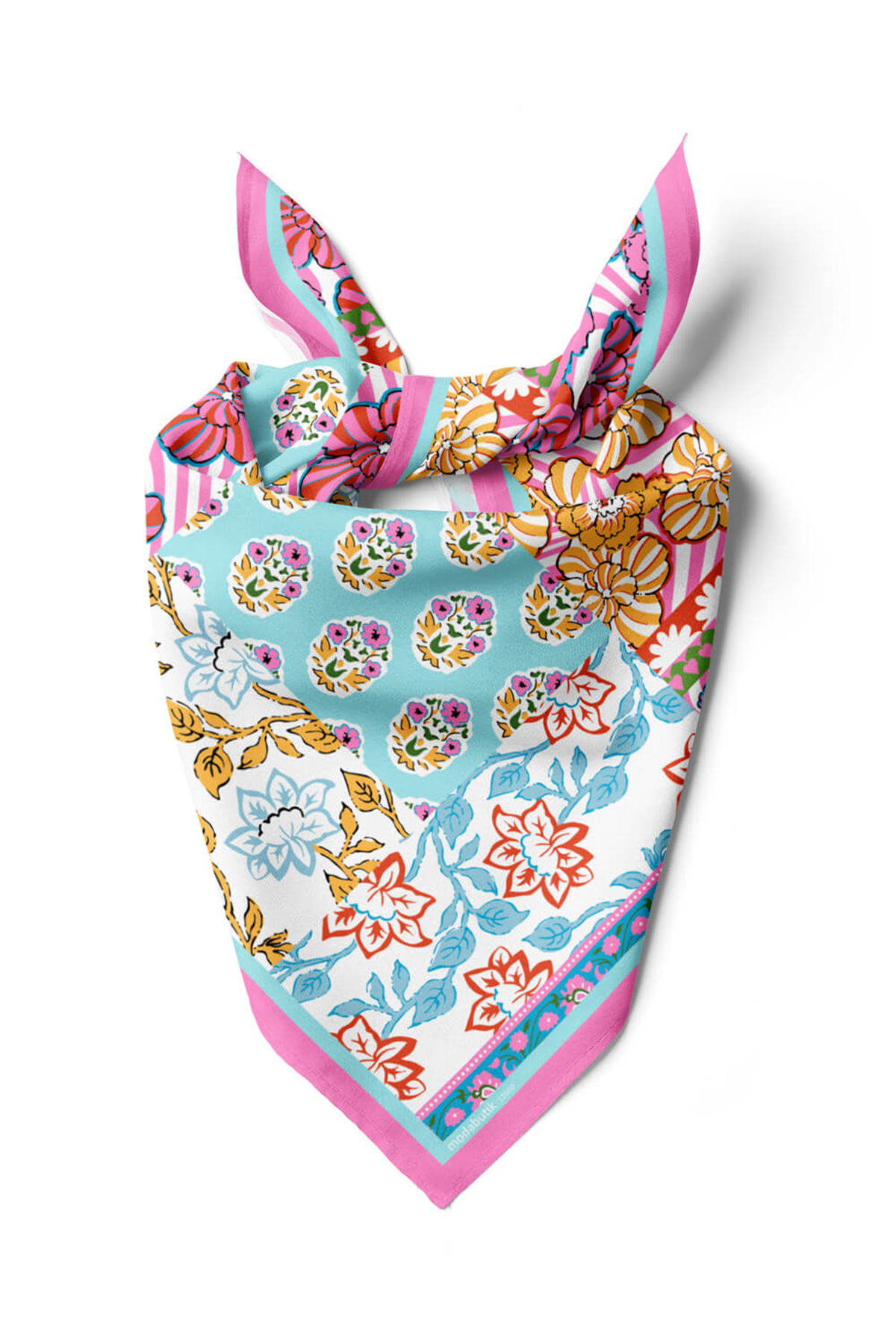 ORIANTAL PATCHWORK BANDANA