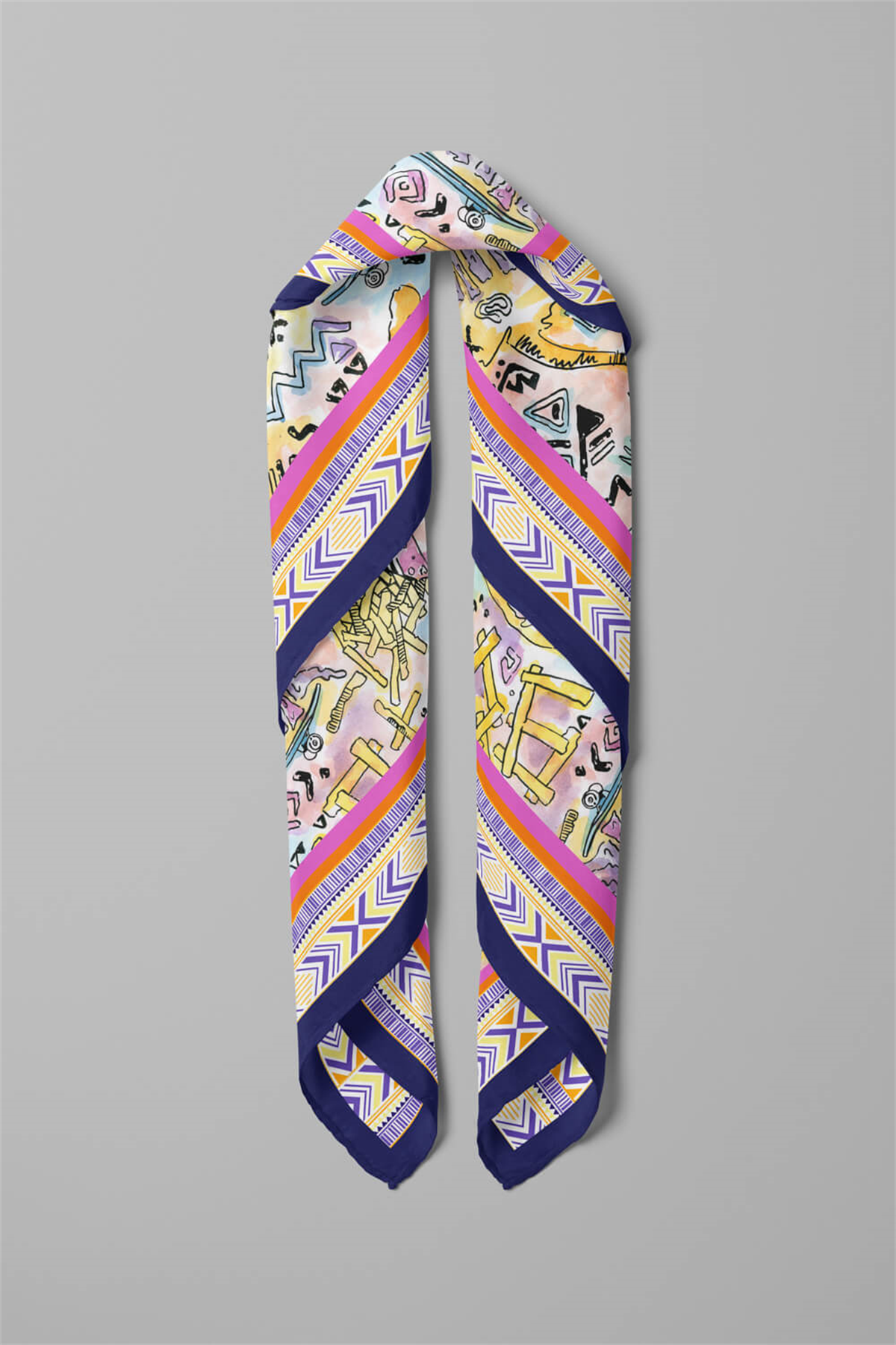 H15 KADIN DESEN BANDANA DG-342