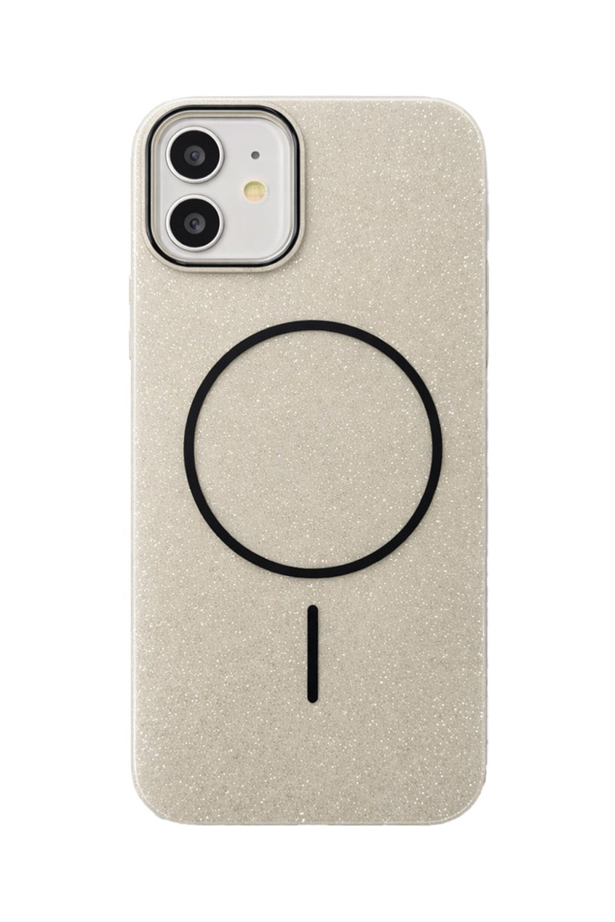iPhone 11 Kılıf – MagSafe Uyumlu – Simli Lüks Silikon Telefon Kılıfı
