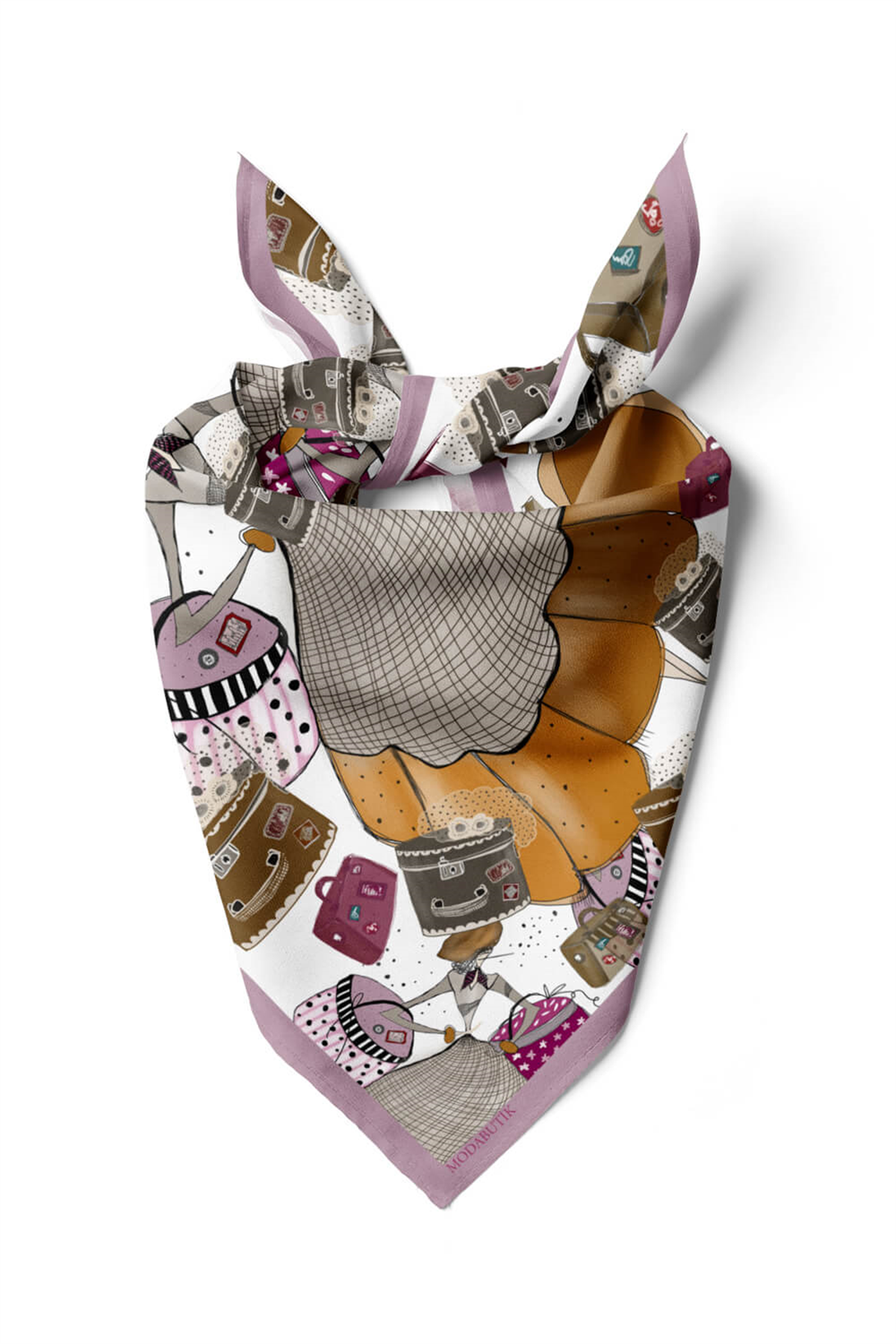 C63 KADIN DESENLİ BANDANA