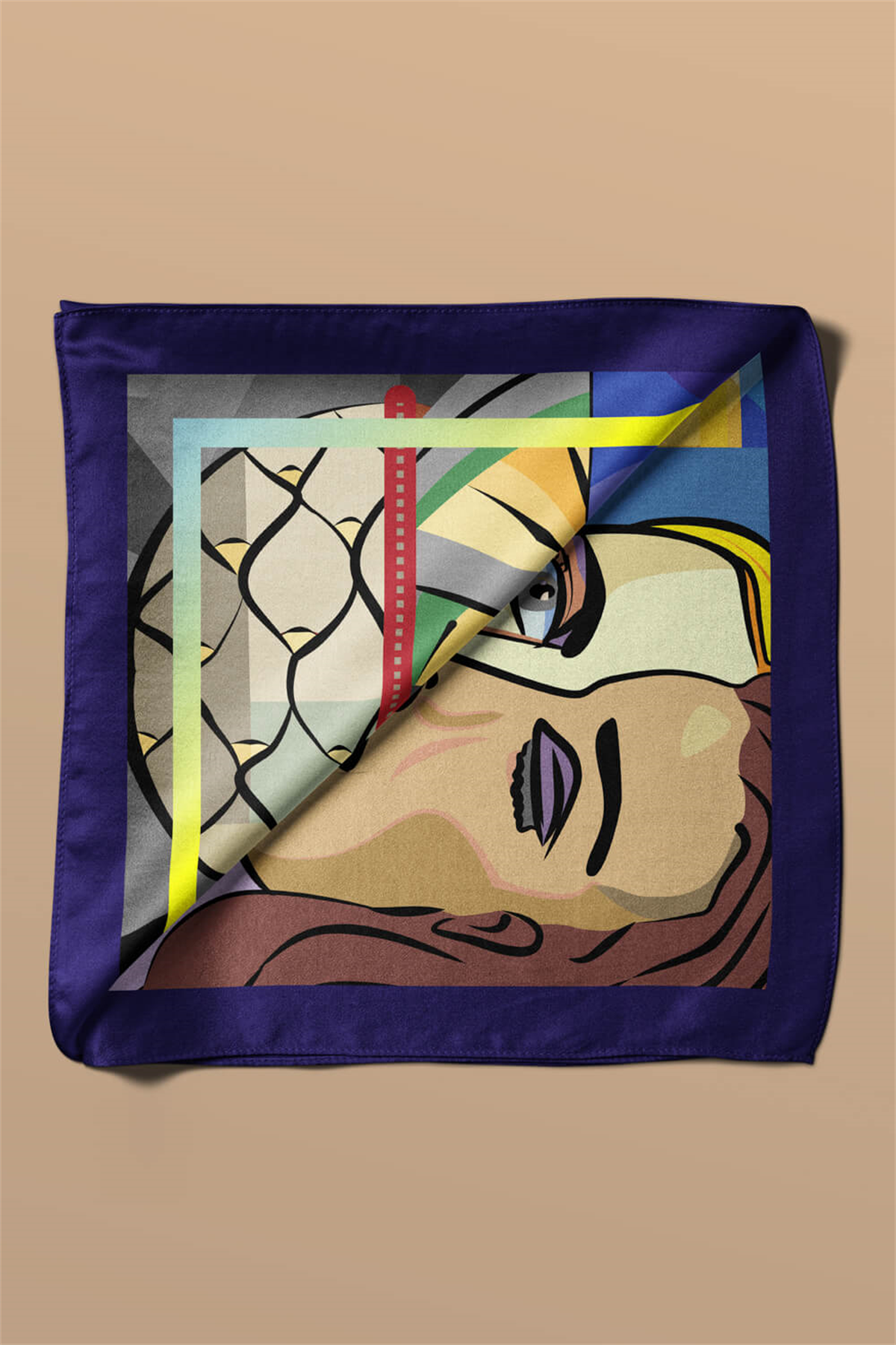 A76 KADIN DESENLİ BANDANA