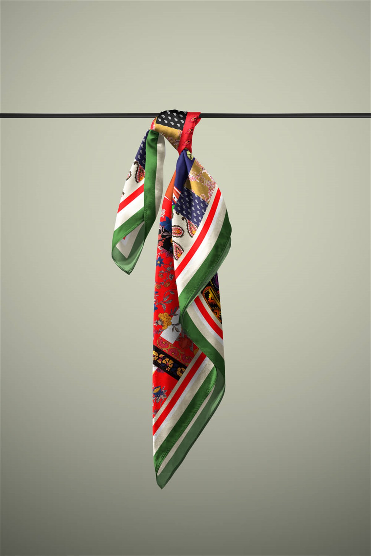 Violla F71 PATCHWORK FOLKLORIK  BANDANA  DG11988