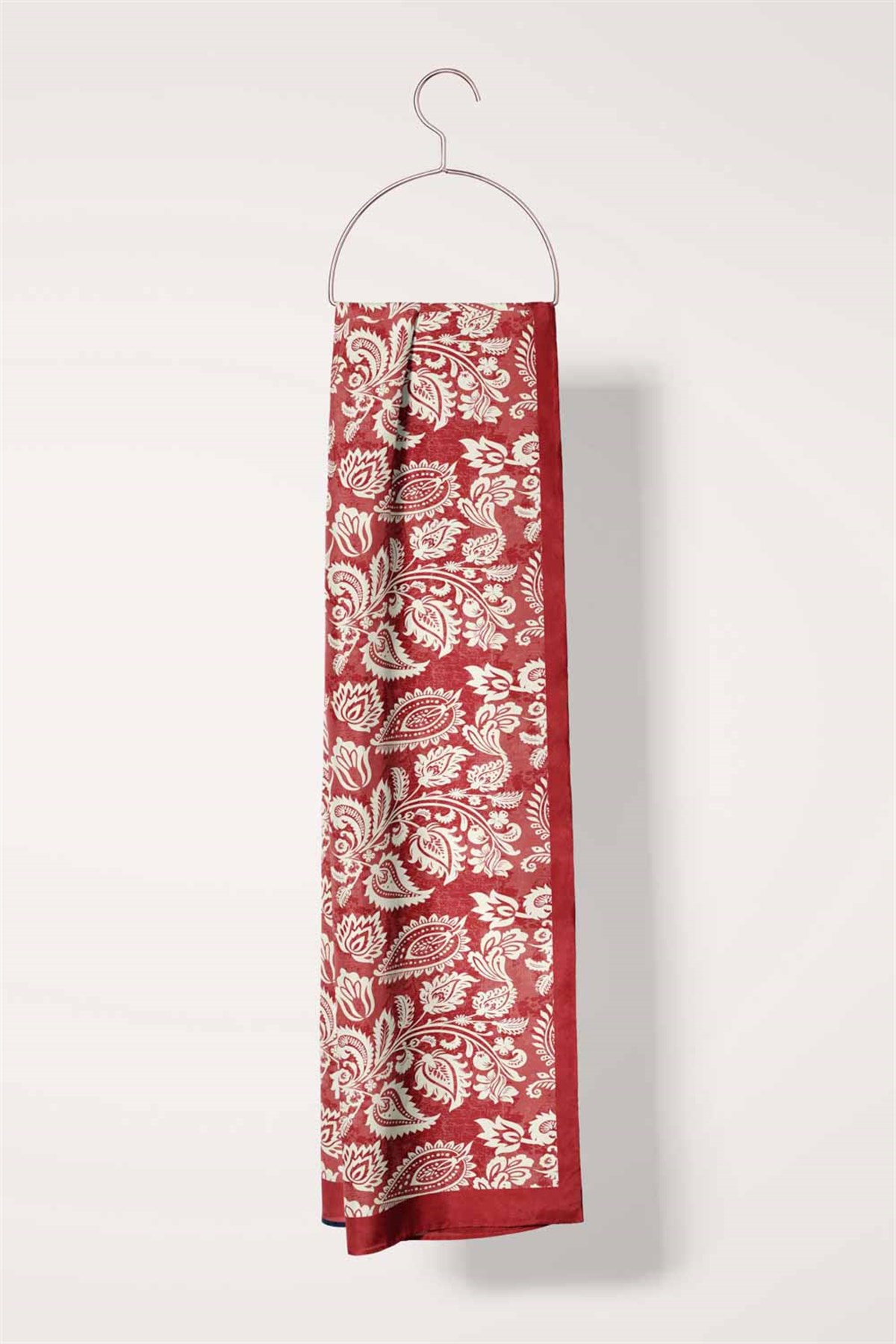 I66 %100 İpek Şal Desenli Kadın Fular