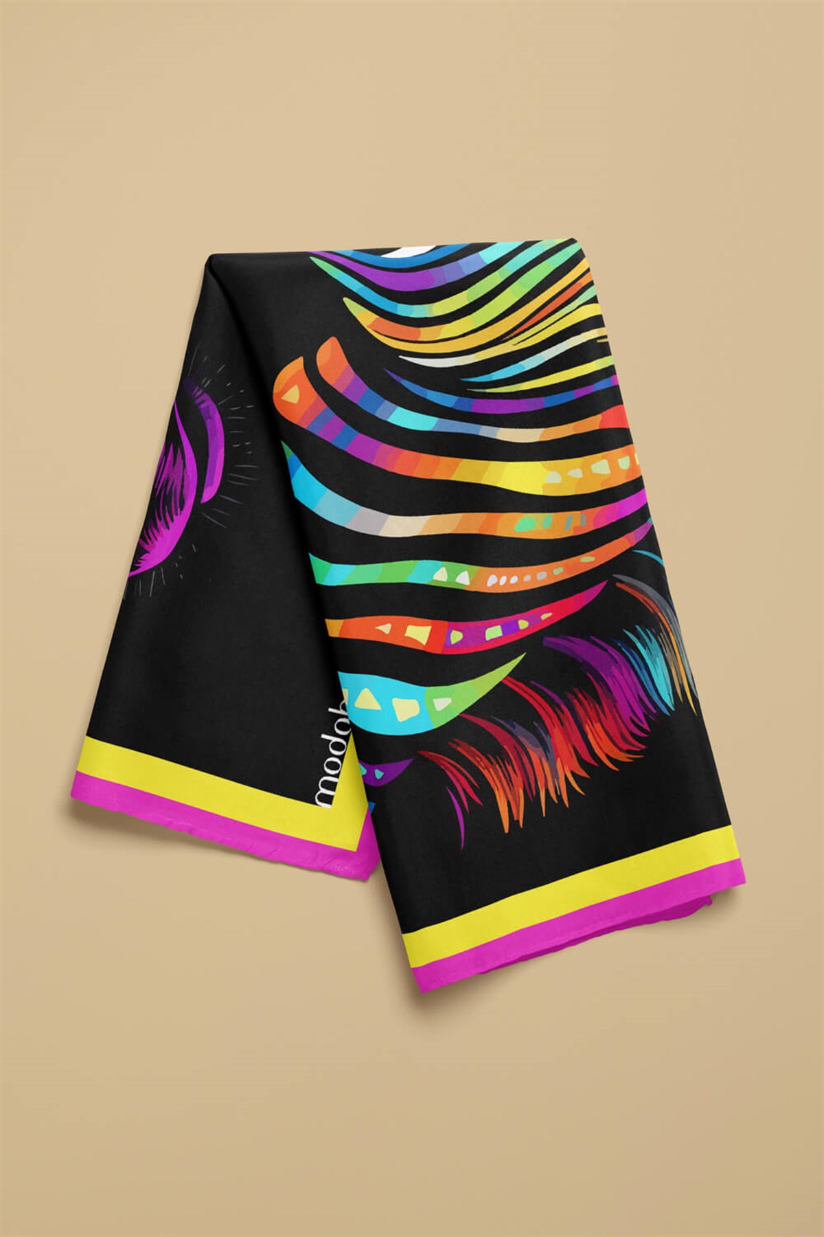 E45 Violla Zehra Desenli Bandana