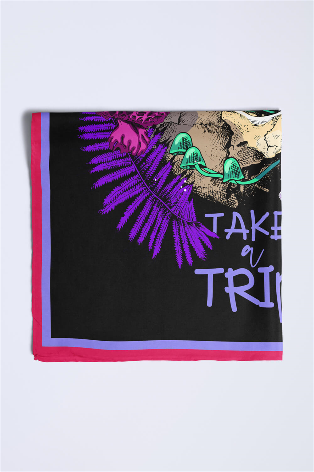 Modabutik Kurukafa Desenli Bandana