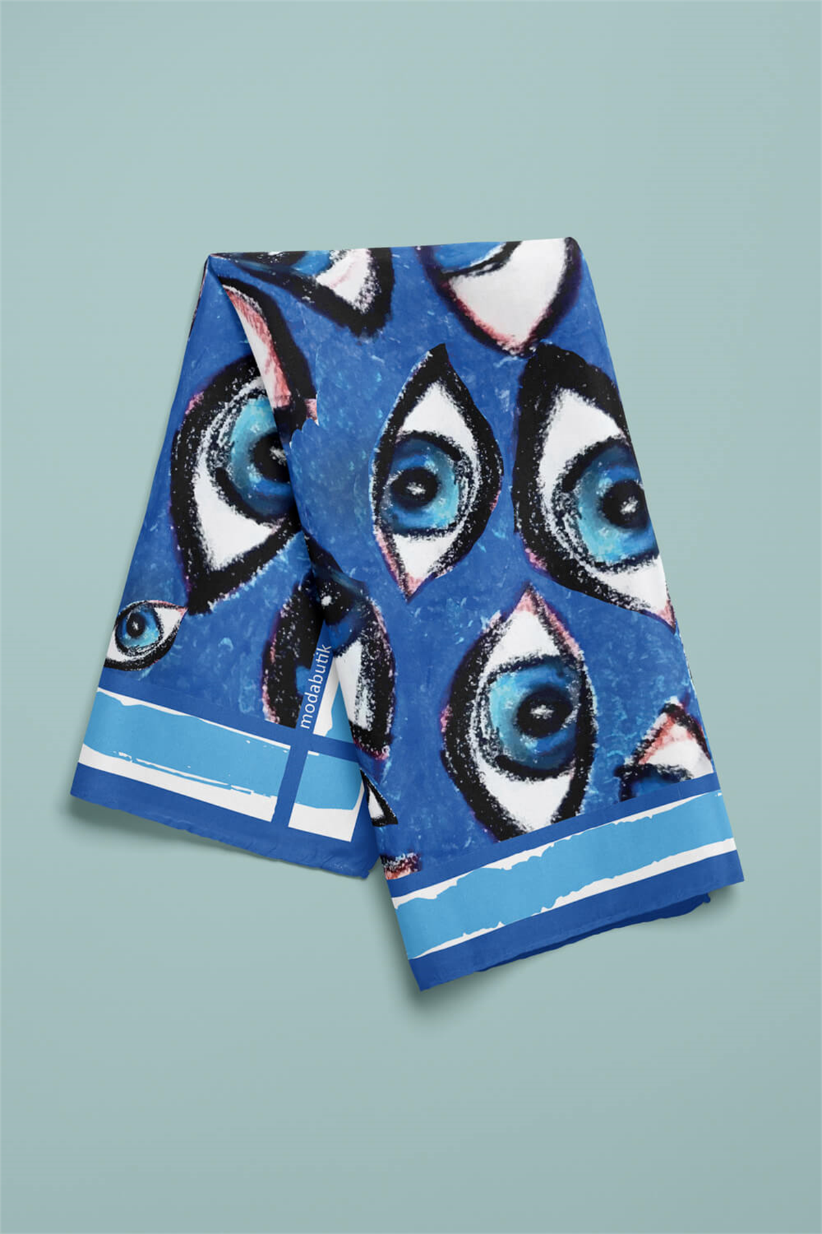 A13 OUL PASTEL BLUE TASARIM BANDANA