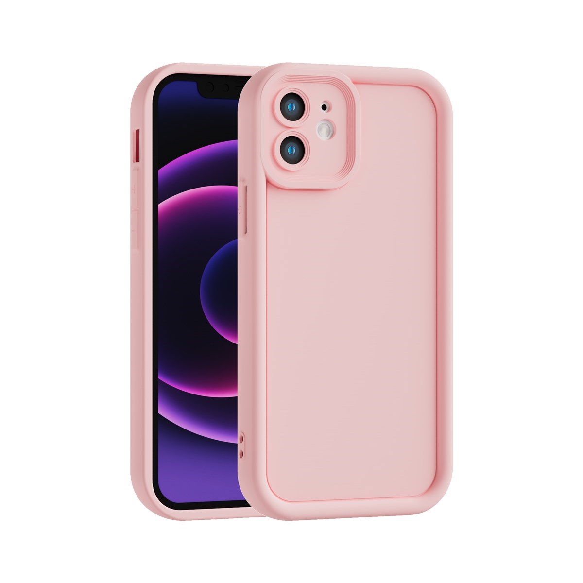 iPhone 12 MİNİ Kılıf – Kamera Çıkıntılı – Mat Silikon Telefon Kılıfı