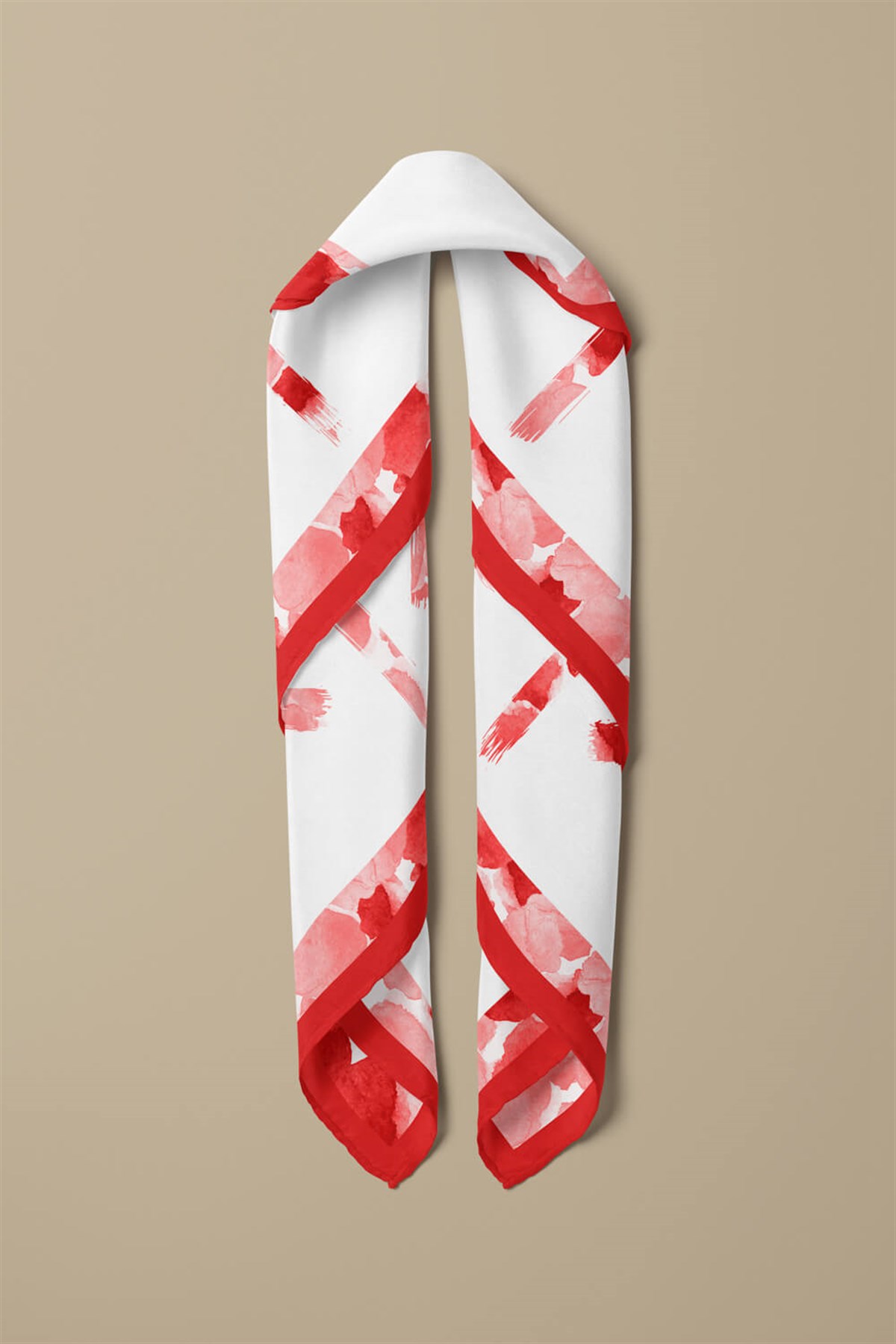 E76  Violla XOX Desenli Bandana