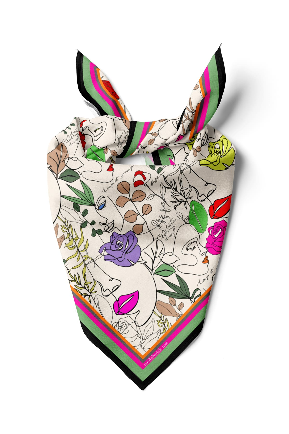 D83 MODERN FACEUP BANDANA DG12090