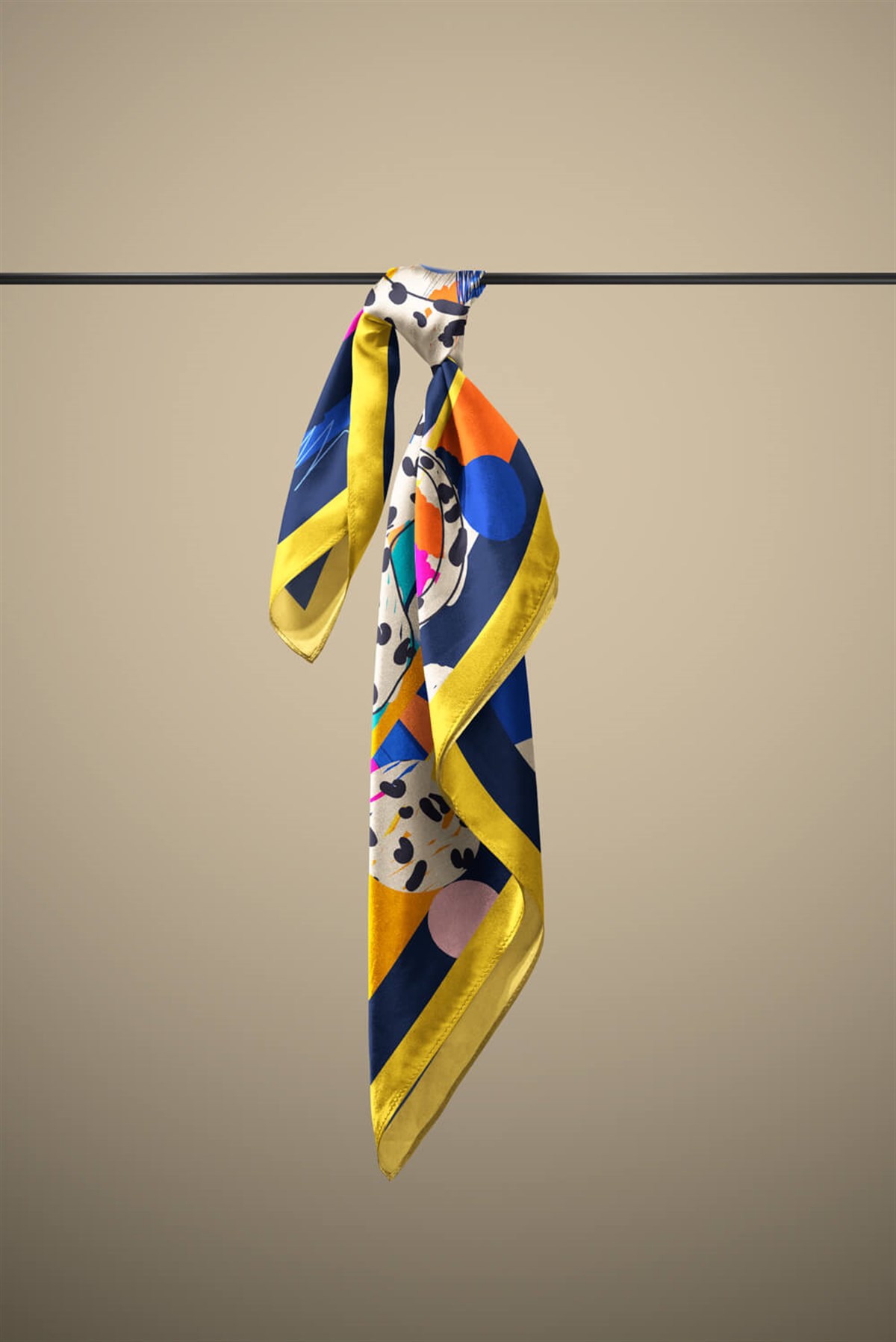 Violla Kaplan Desenli Bandana