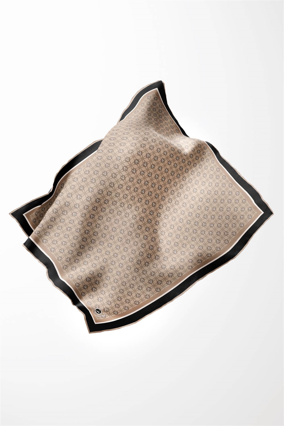 Twill V Desenli Vizon Renkli 90x90 Eşarp (İpek İçermez) Dikim Şekli : El Dikişi Kenar Dikiş Şekli El Dikişli