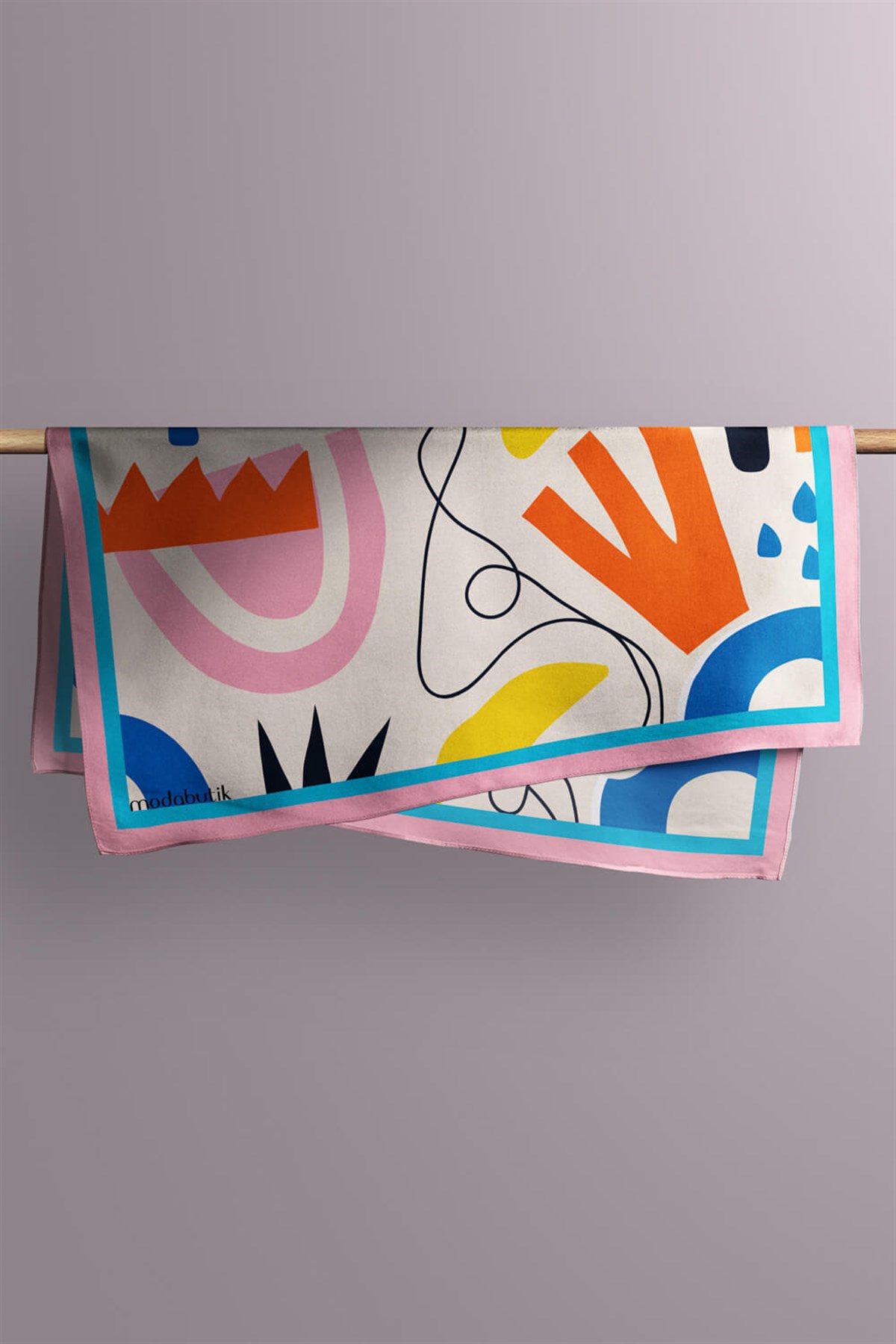 B28 Violla Geometri Deseni Bandana