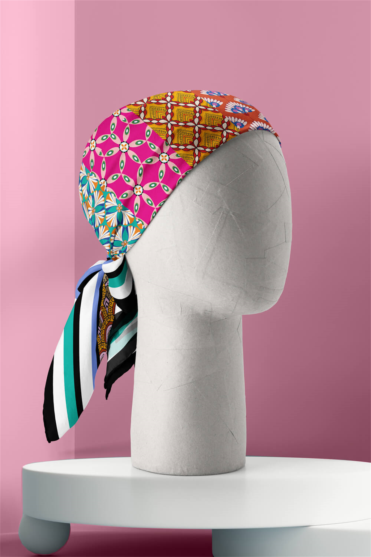 F65 ETNIK TASARIM BANDANA