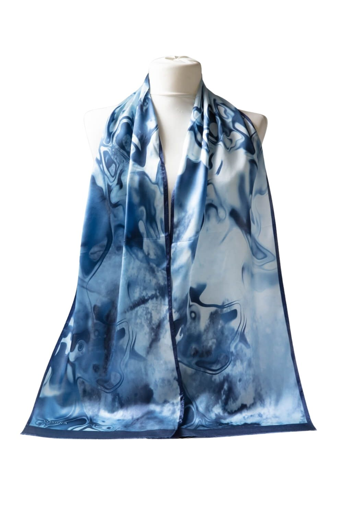 100% Silk Head Scarf for Women - 12