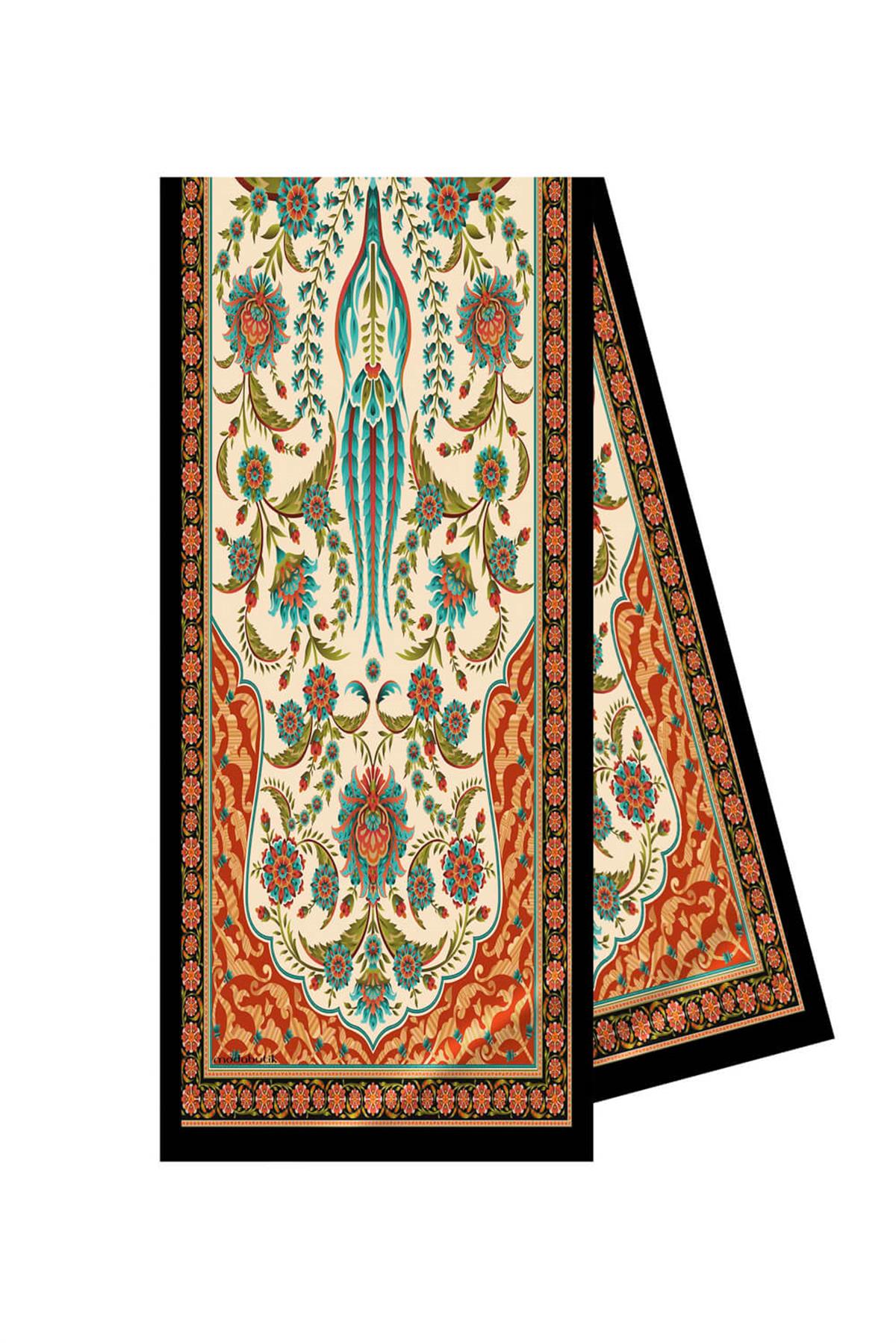 Modabutik Çiçek Desenli Kadın Fular