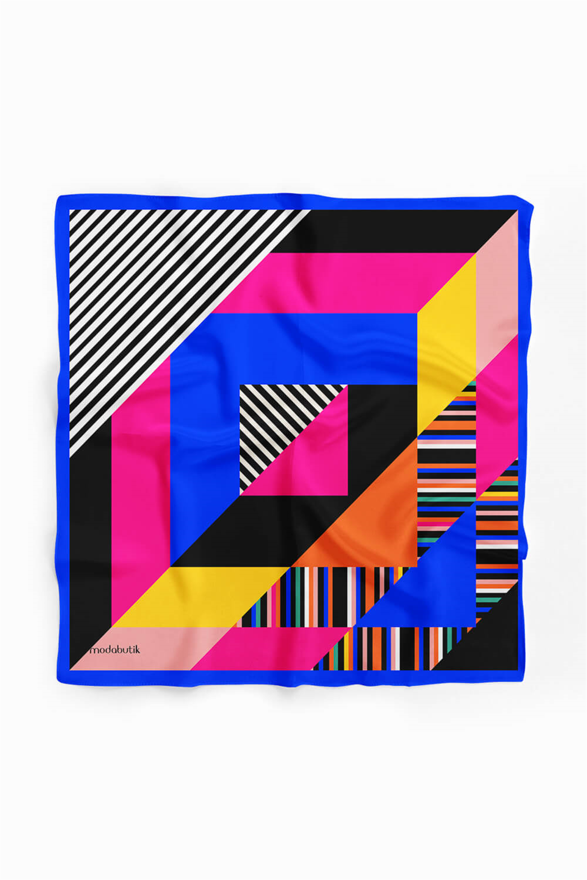 B4 Modabutik Geometrik Desenli Bandana