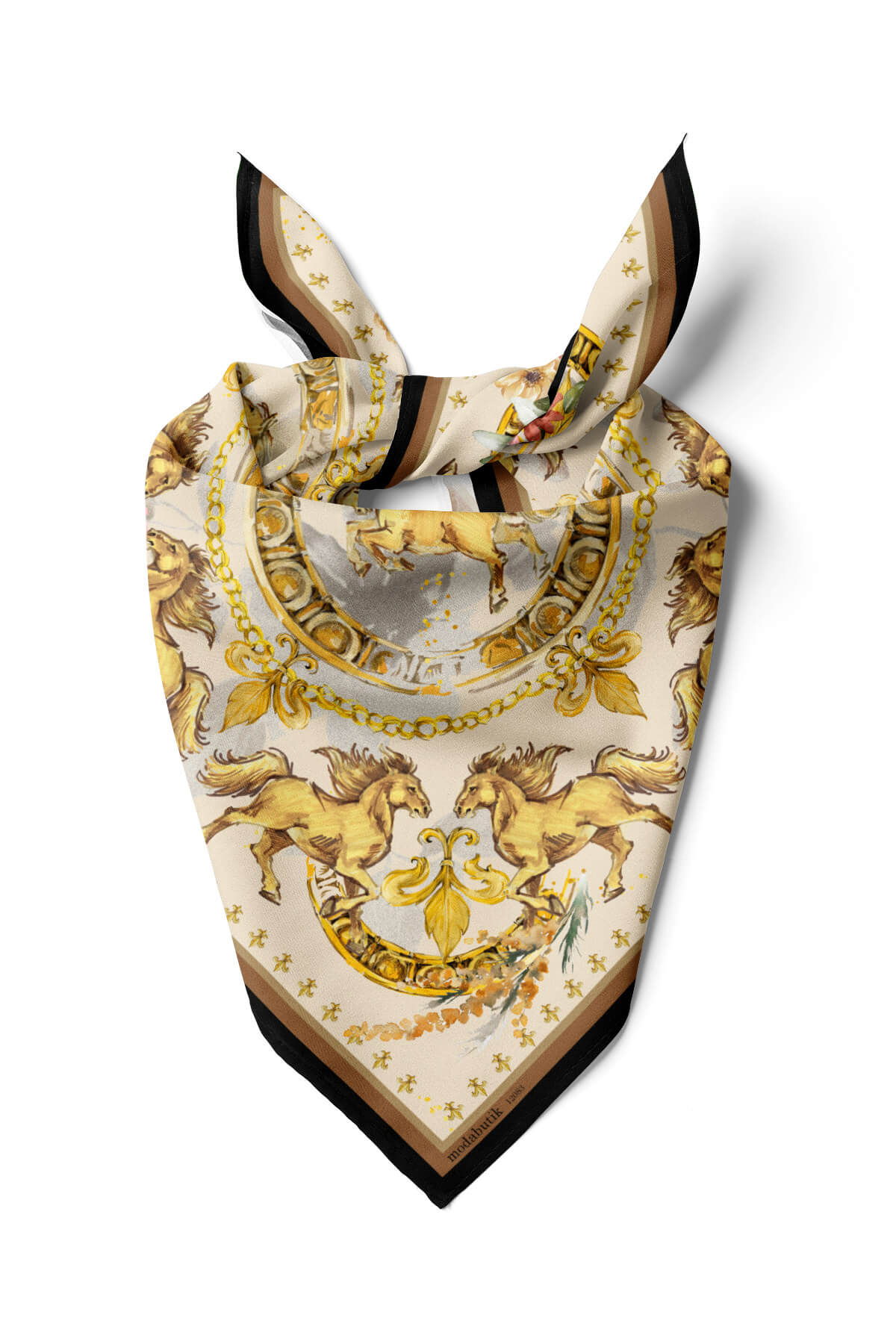 BAROK TASARIMLI BANDANA DG12083