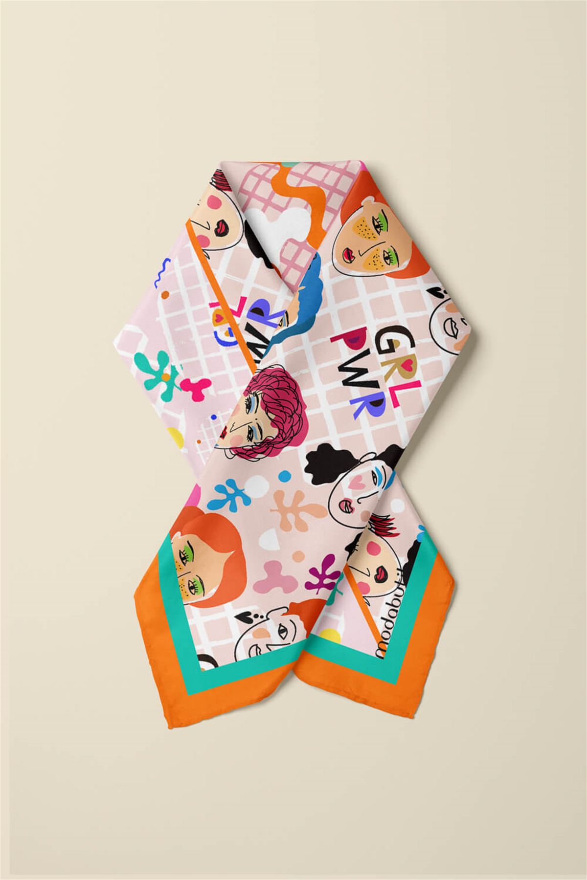 D93 Modabutik GRL PWR Bandana